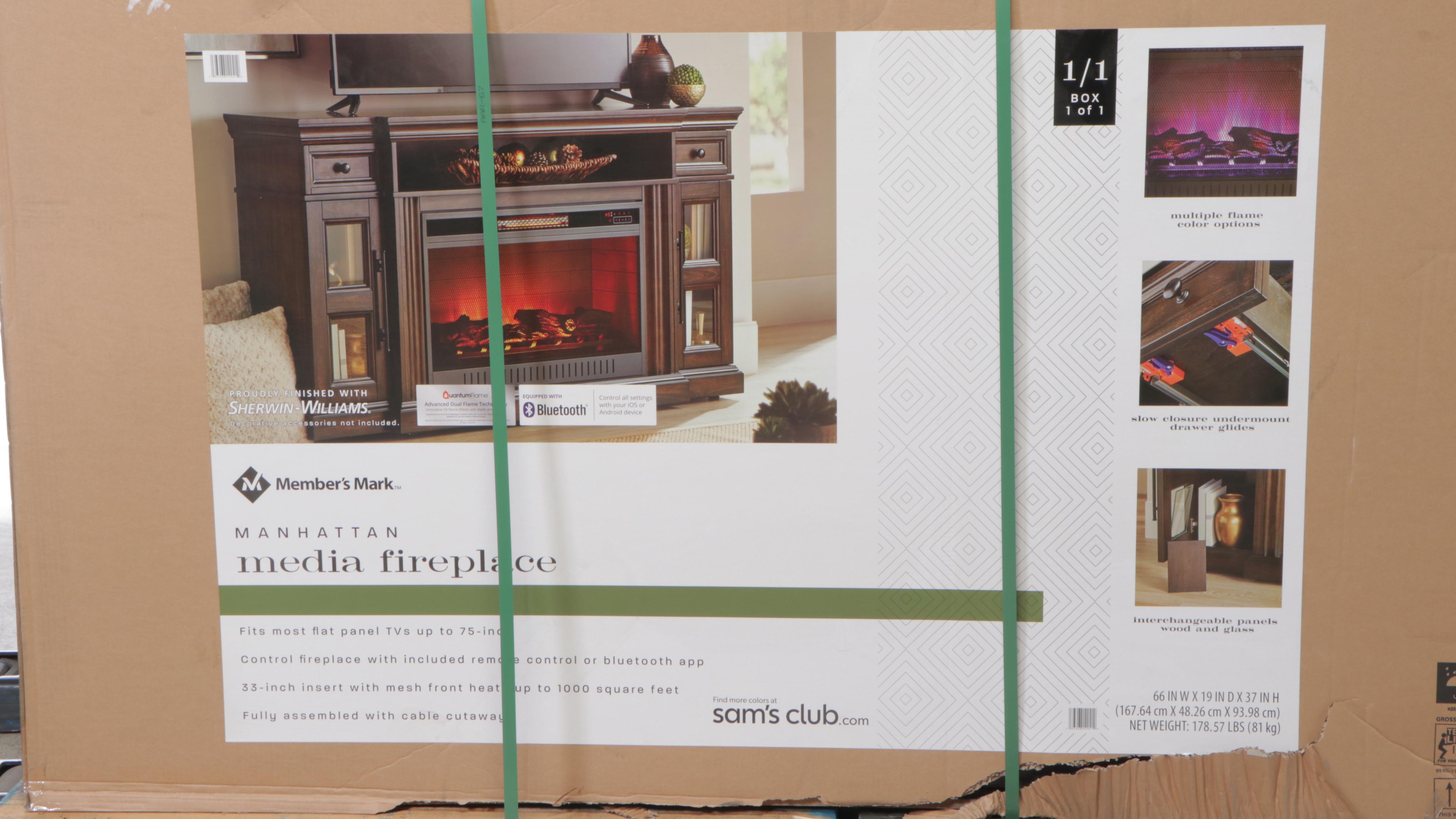 Member's Mark Manhattan Media Fireplace