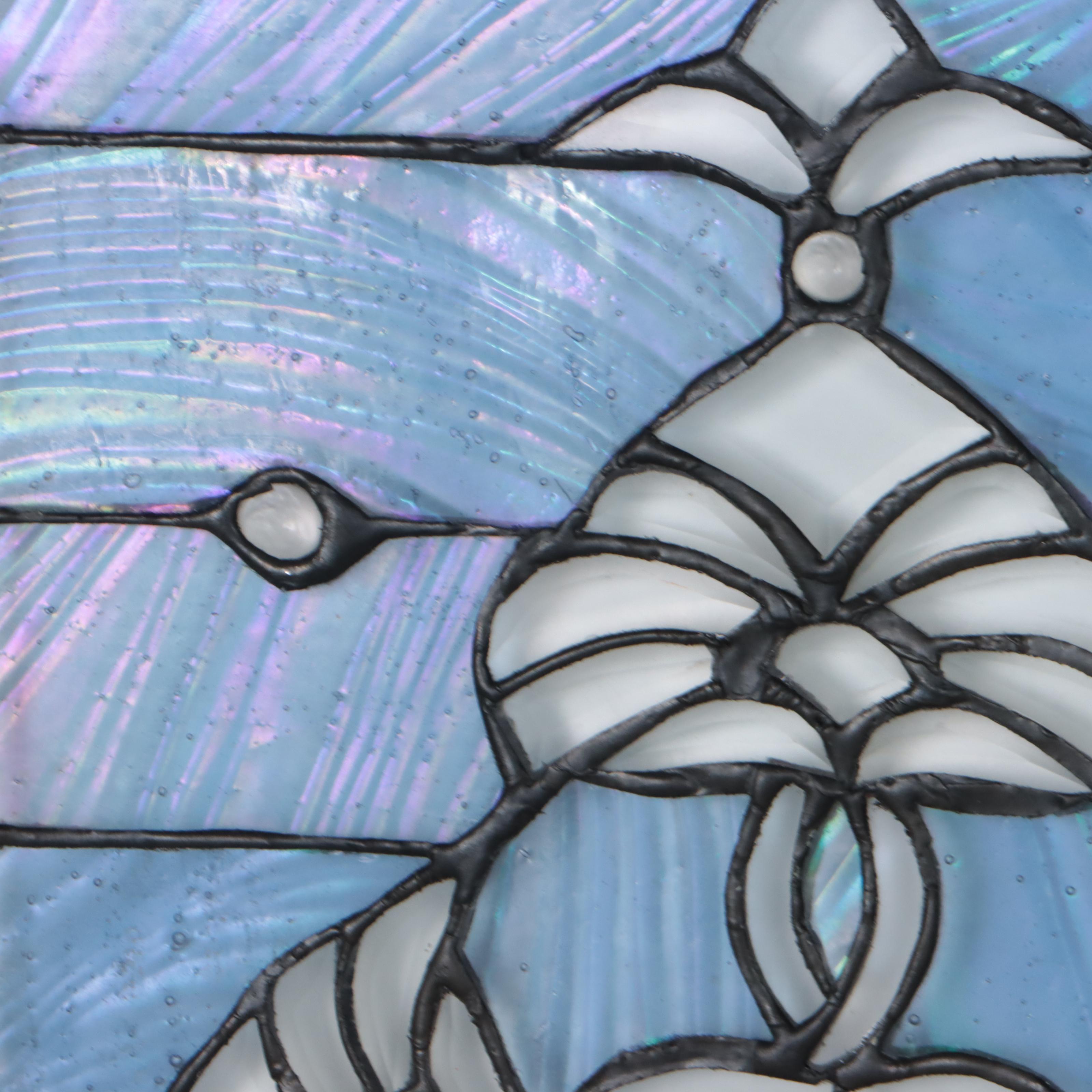 Stained Glass Hanging Window Panel