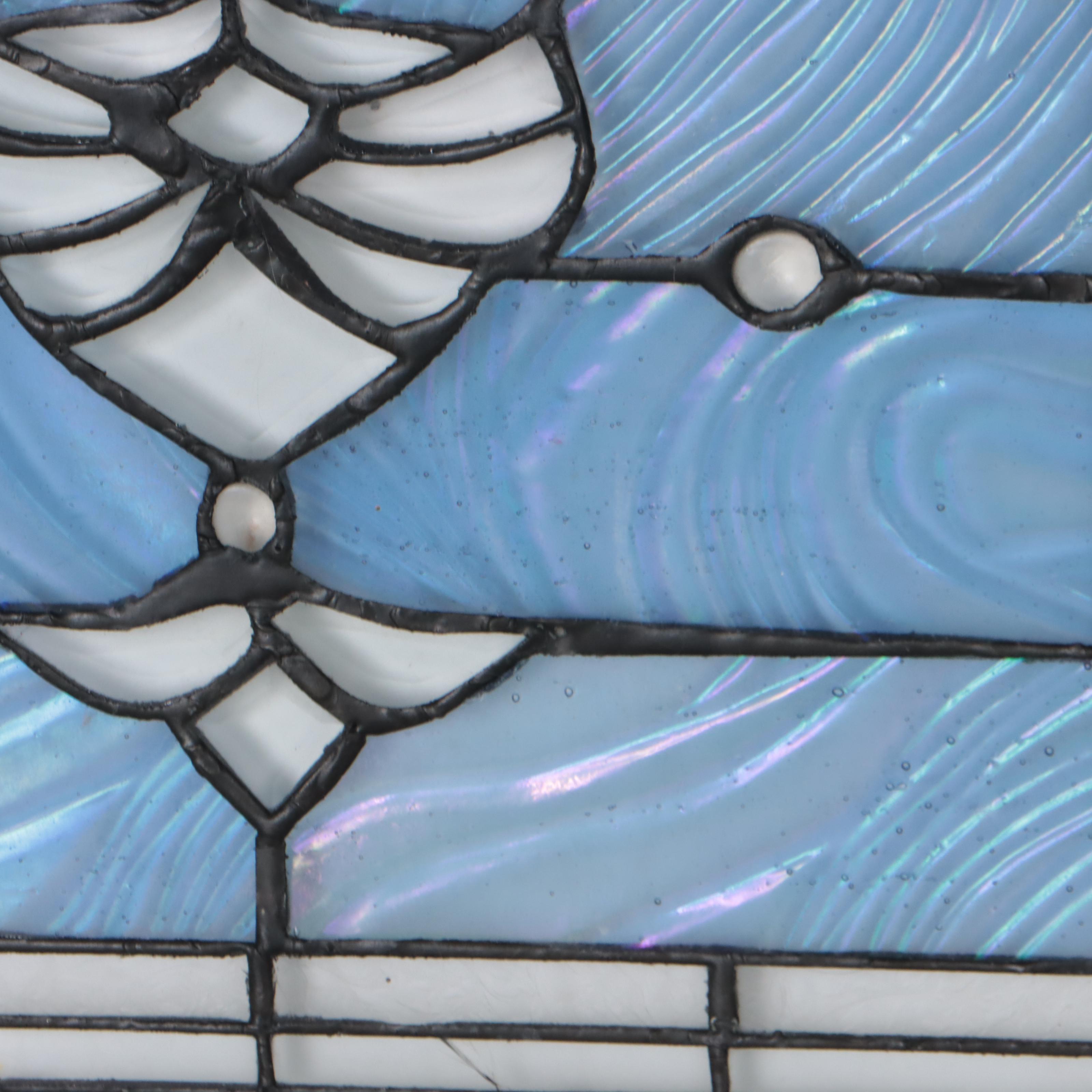 Stained Glass Hanging Window Panel