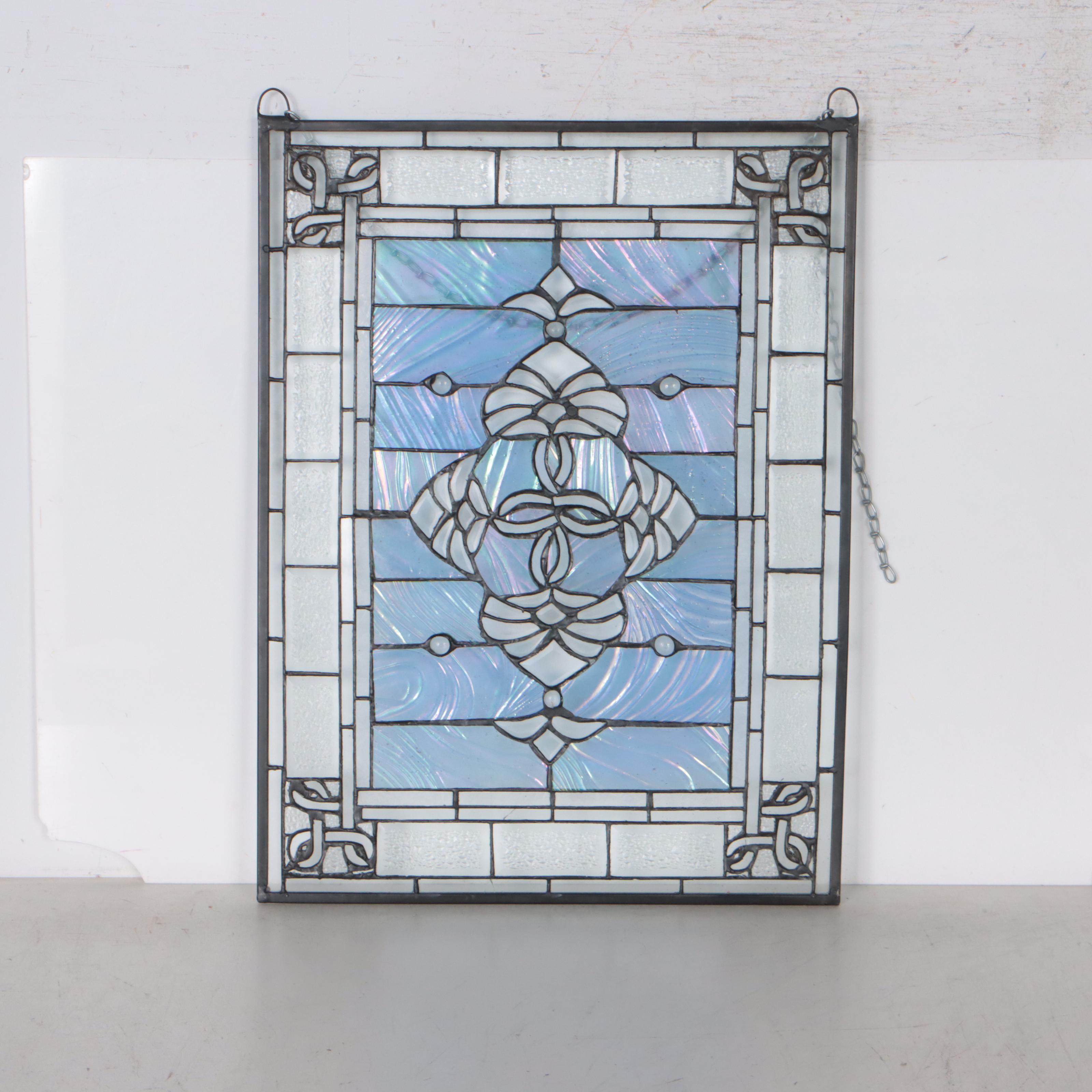 Stained Glass Hanging Window Panel