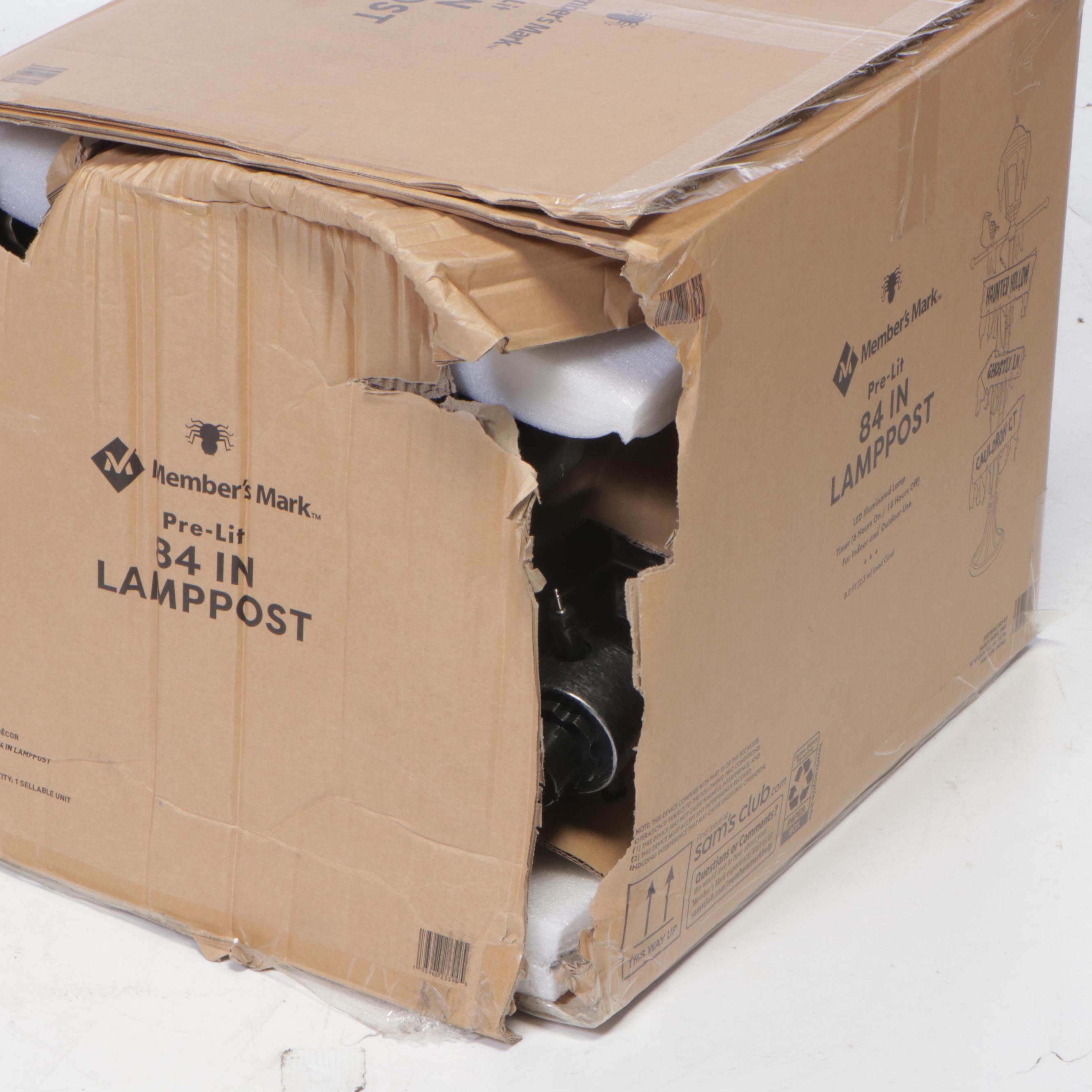 Member's Mark 84" Pre-Lit Halloween Lamppost