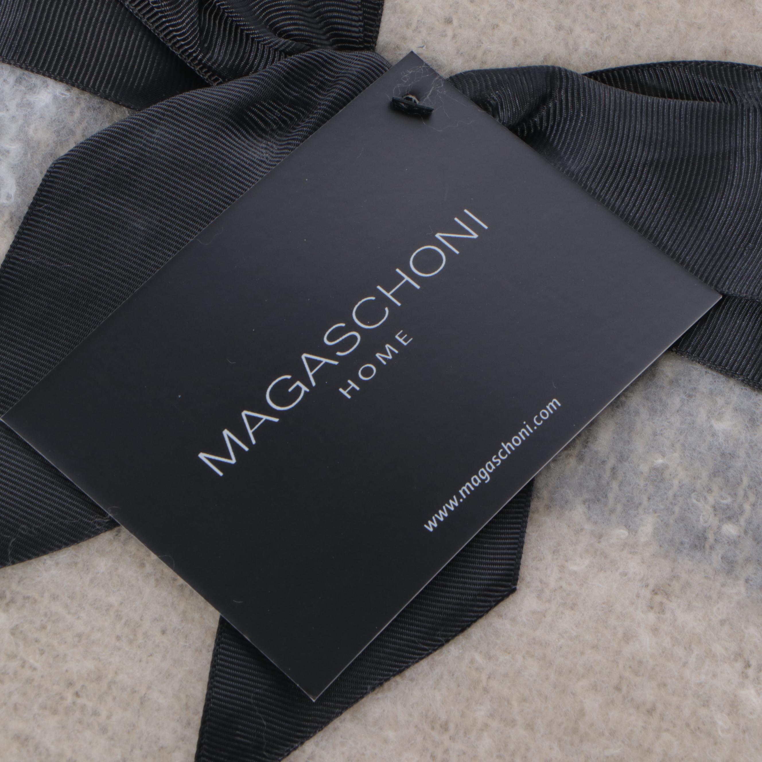 Magaschoni Home Faux Mohair Throws with Fringe