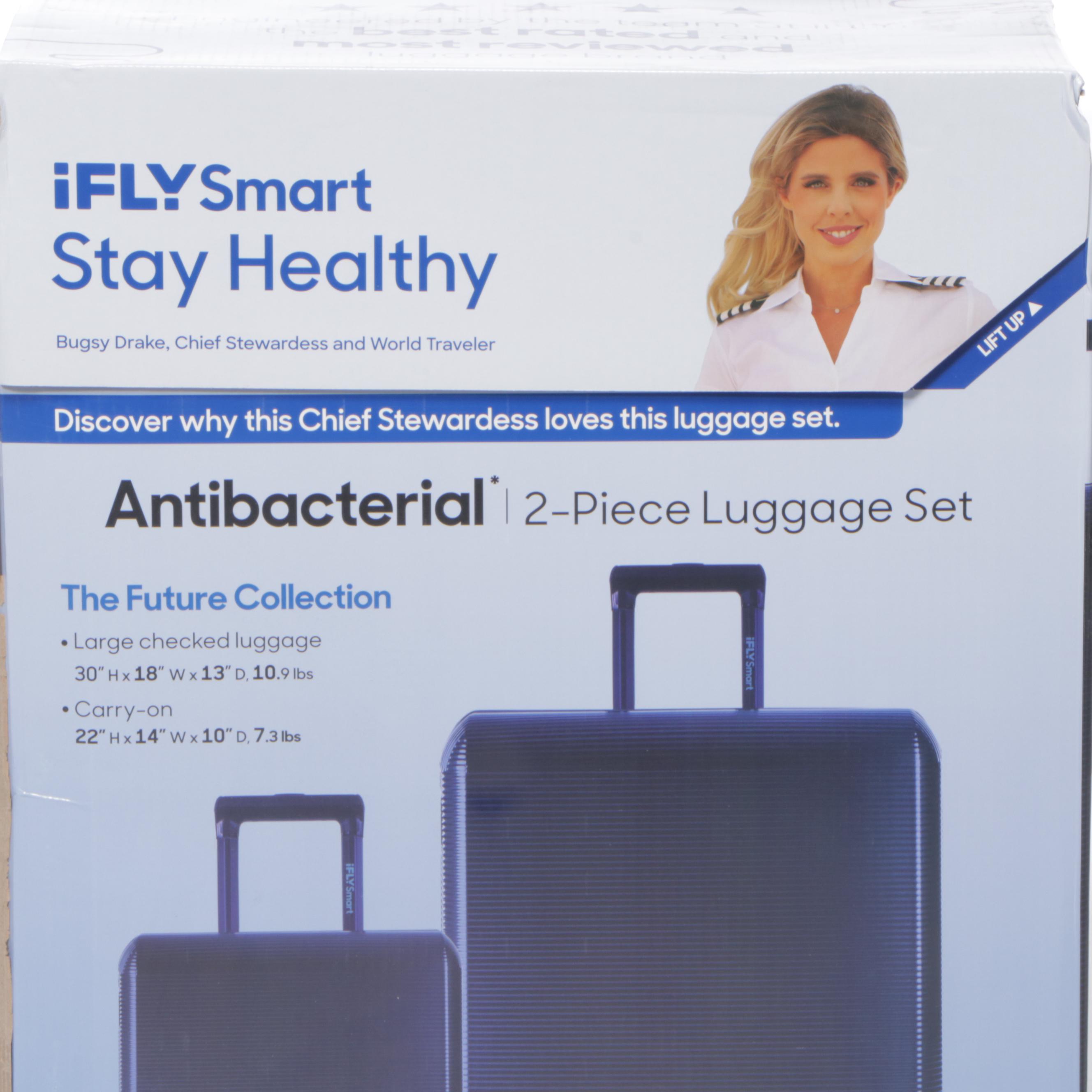 iFLY Smart Antibacterial Two-Piece Luggage Set