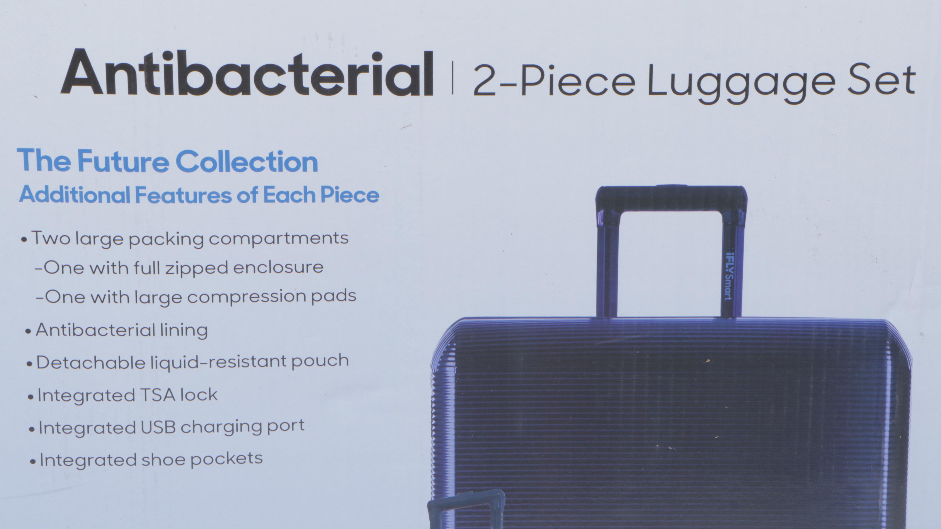 iFLY Smart Antibacterial Two-Piece Luggage Set