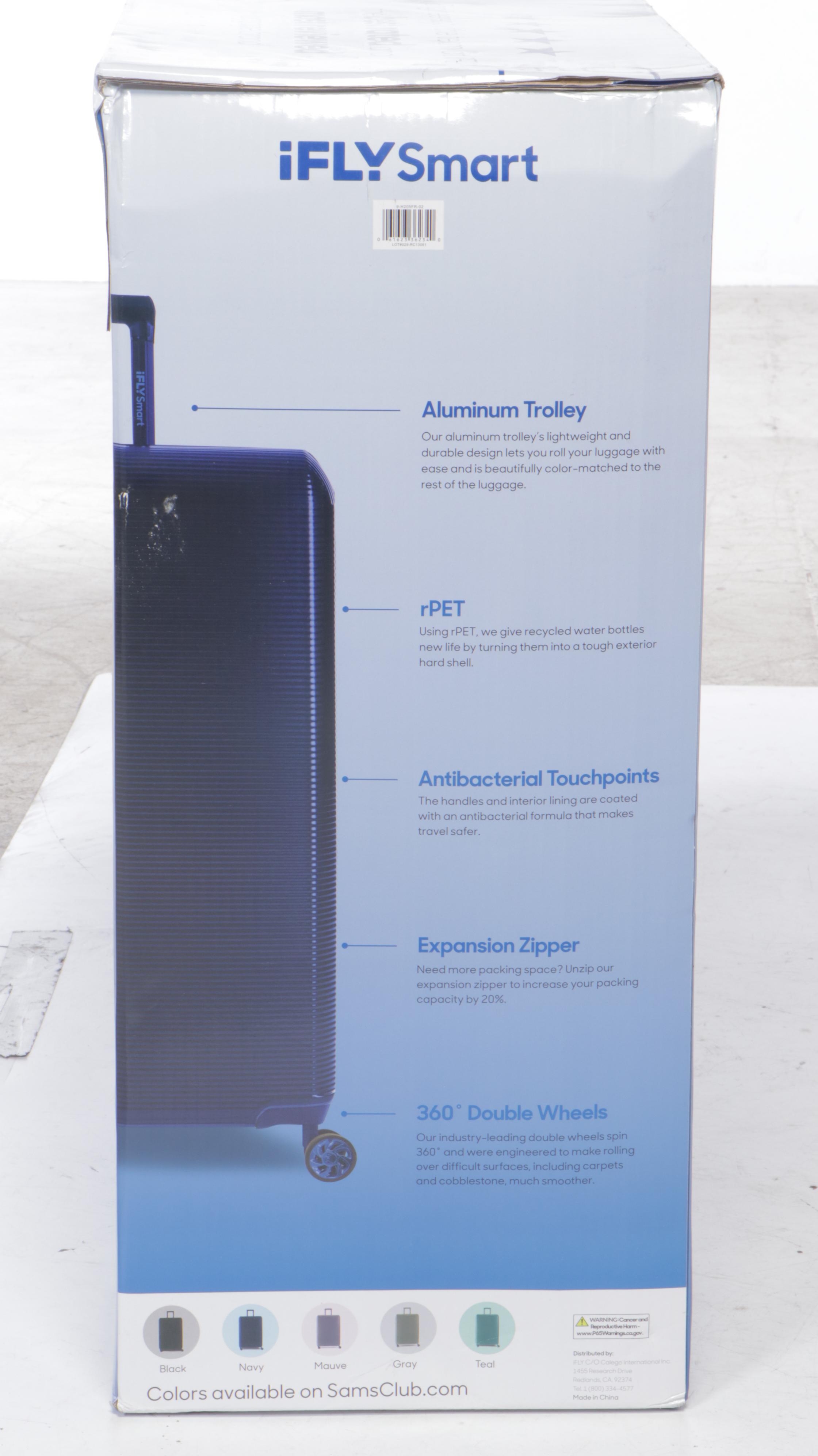 iFLY Smart Antibacterial Two-Piece Luggage Set