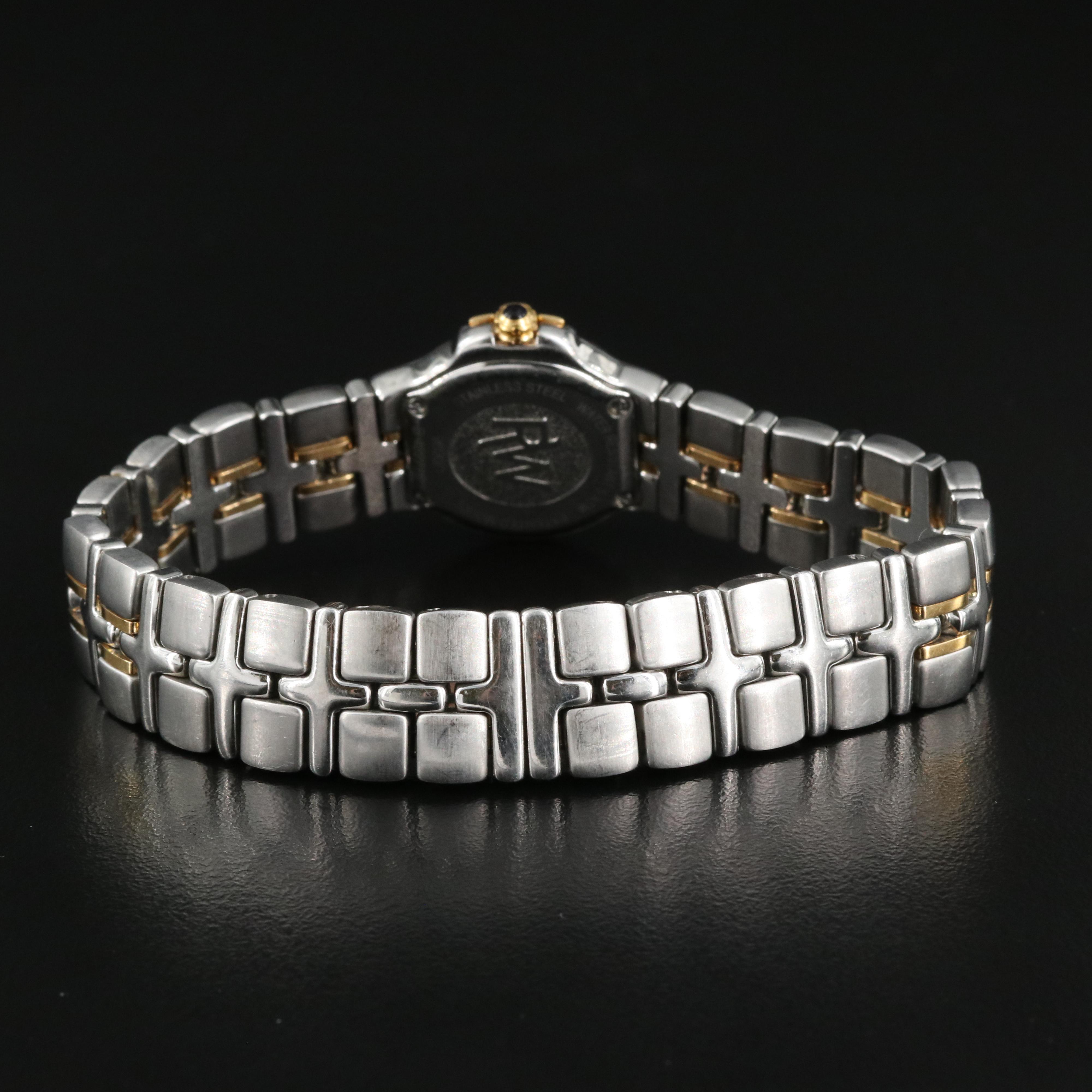 Raymond Weil Parsifal Mother of Pearl Dial Two -Tone Watch