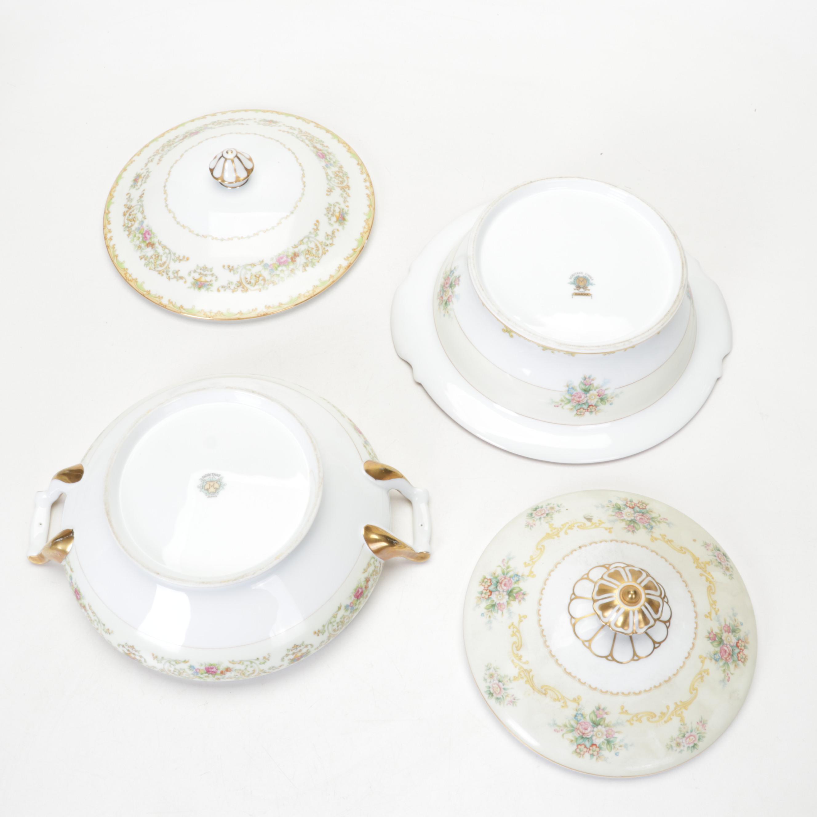 Noritake "Charoma" Porcelain Service and Dinnerware, Setting for Twelve