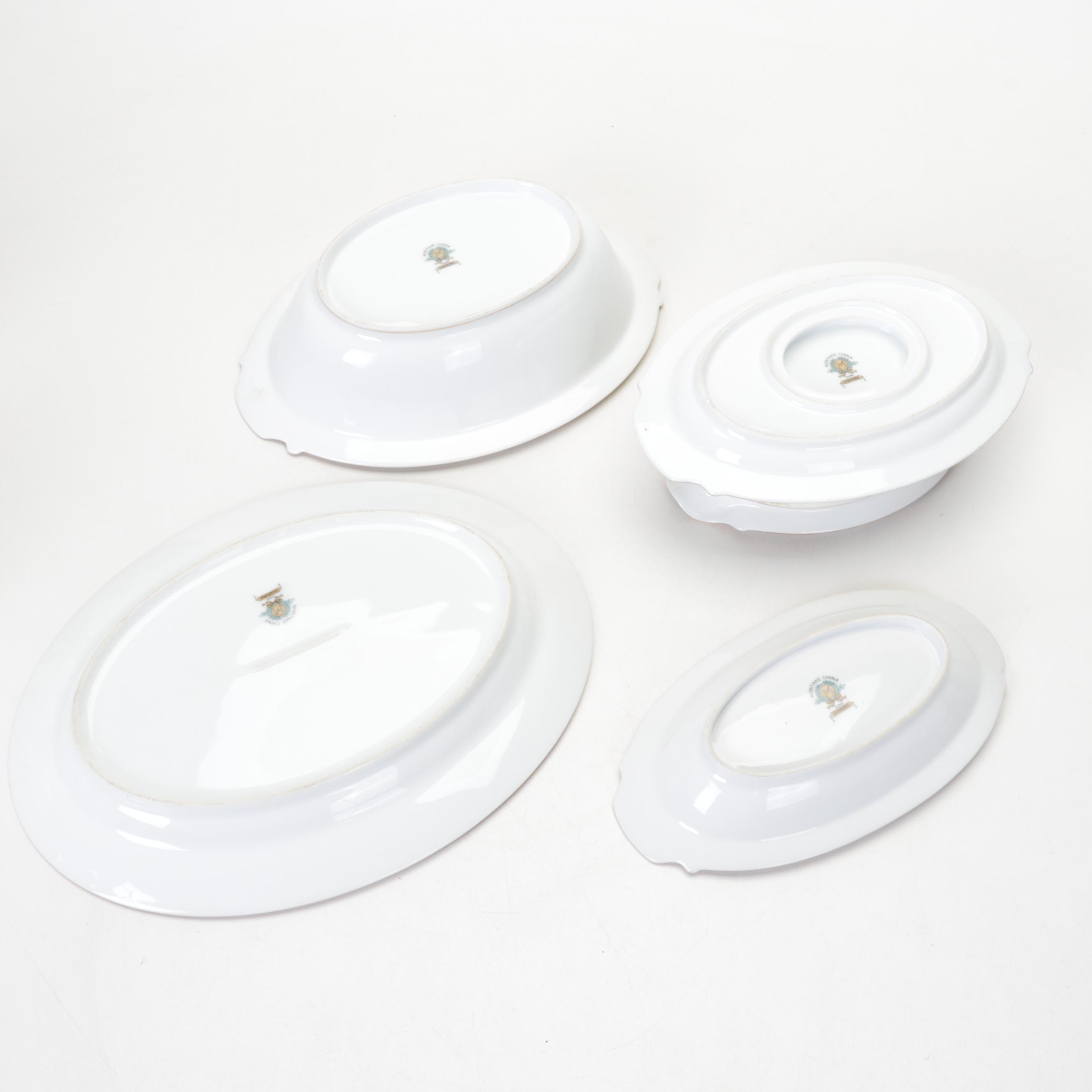 Noritake "Charoma" Porcelain Service and Dinnerware, Setting for Twelve