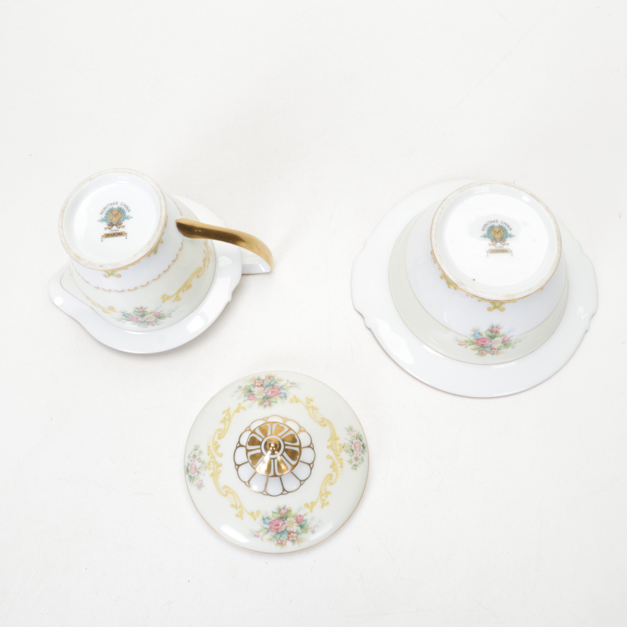 Noritake "Charoma" Porcelain Service and Dinnerware, Setting for Twelve