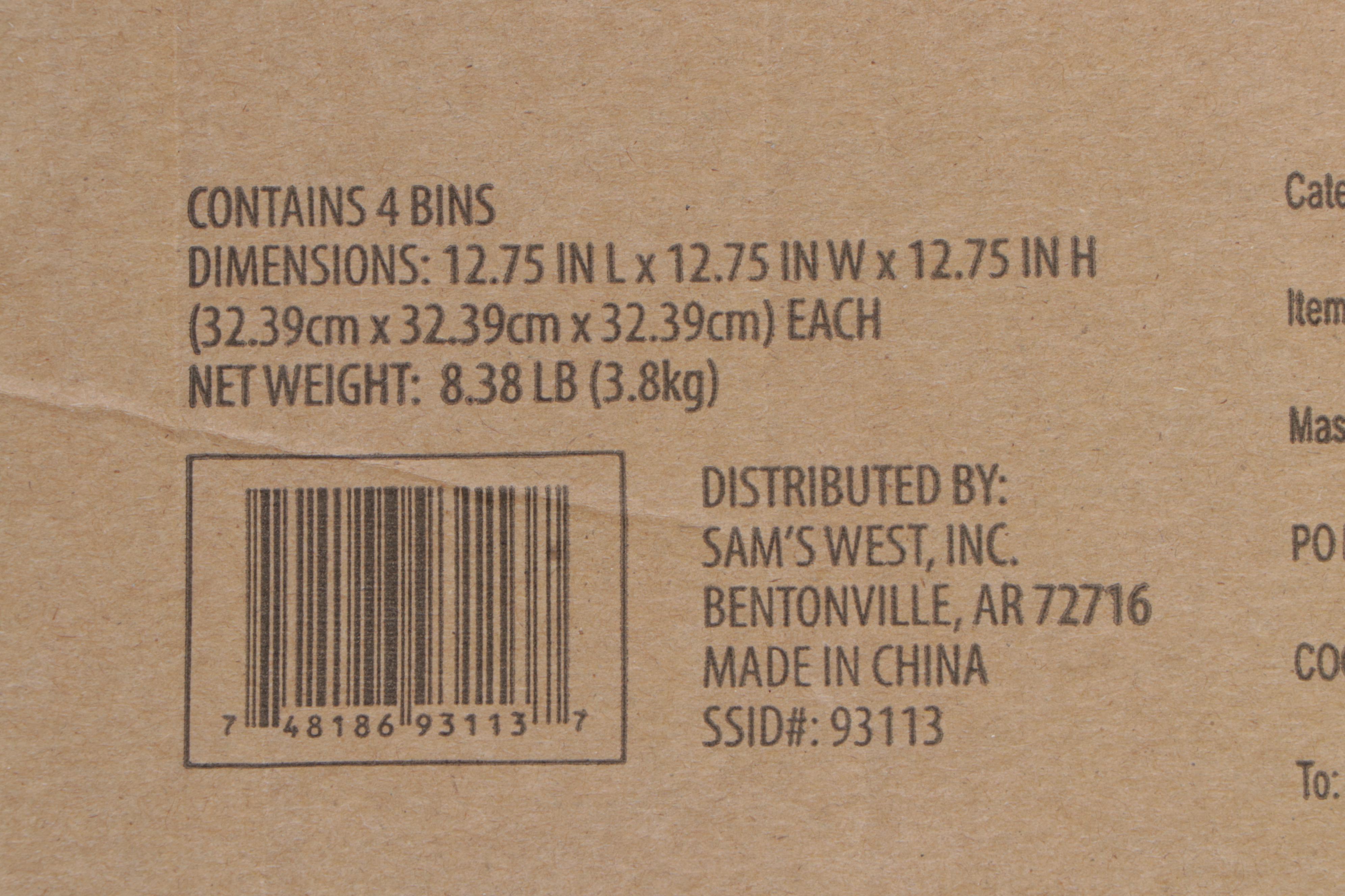 Eight Closet Complete Foldable Fabric Cube Organizer Bins