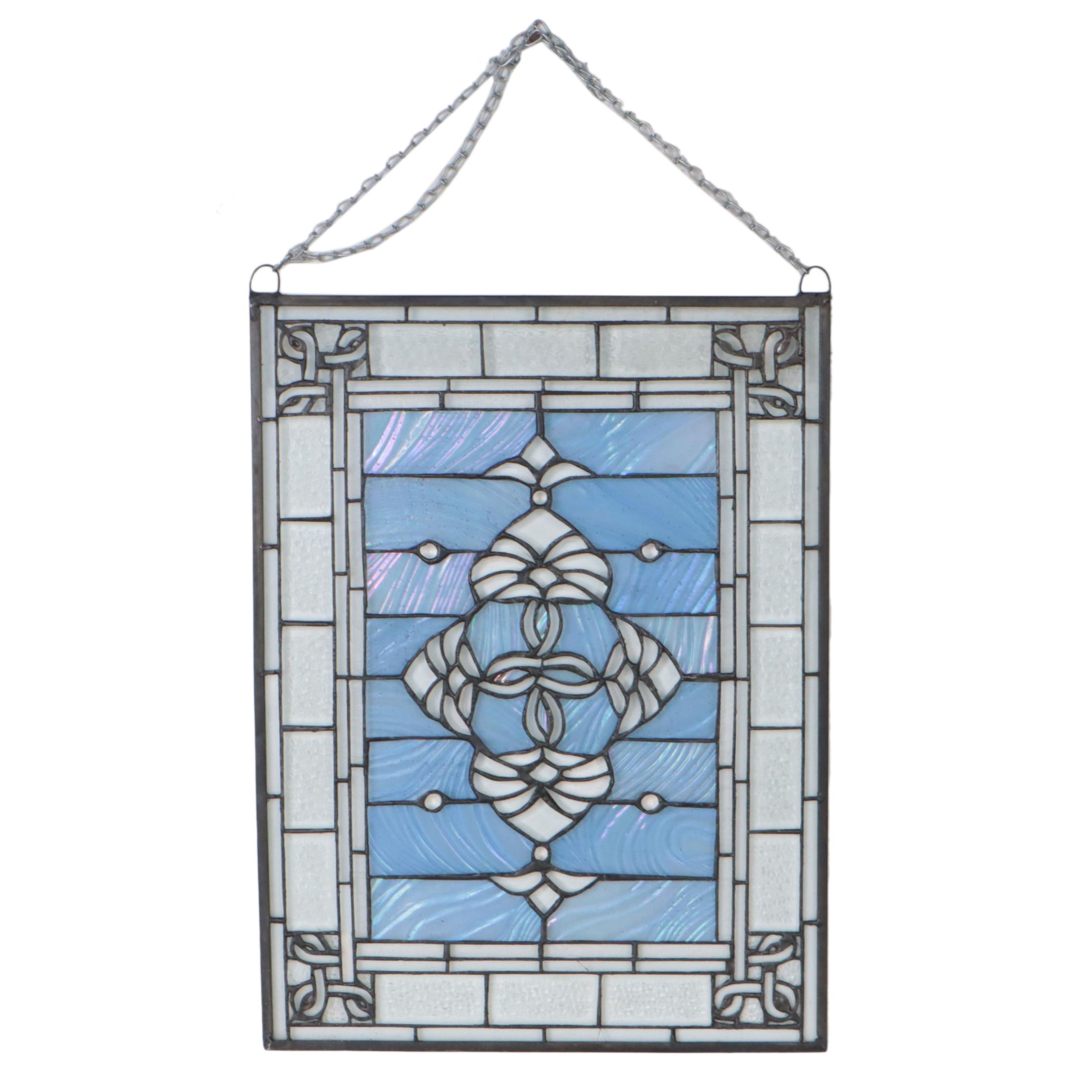 Stained Glass Hanging Window Panel