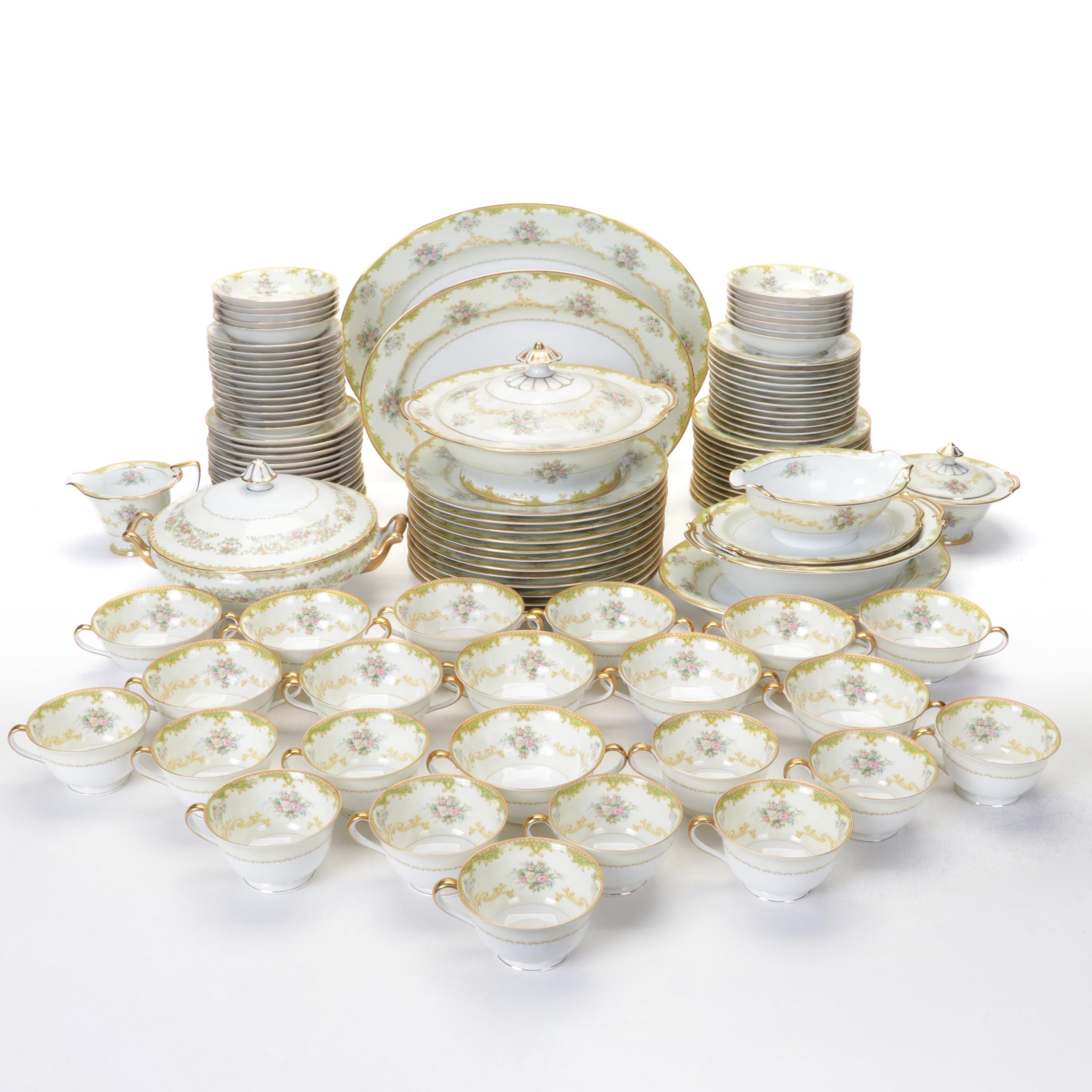 Noritake "Charoma" Porcelain Service and Dinnerware, Setting for Twelve