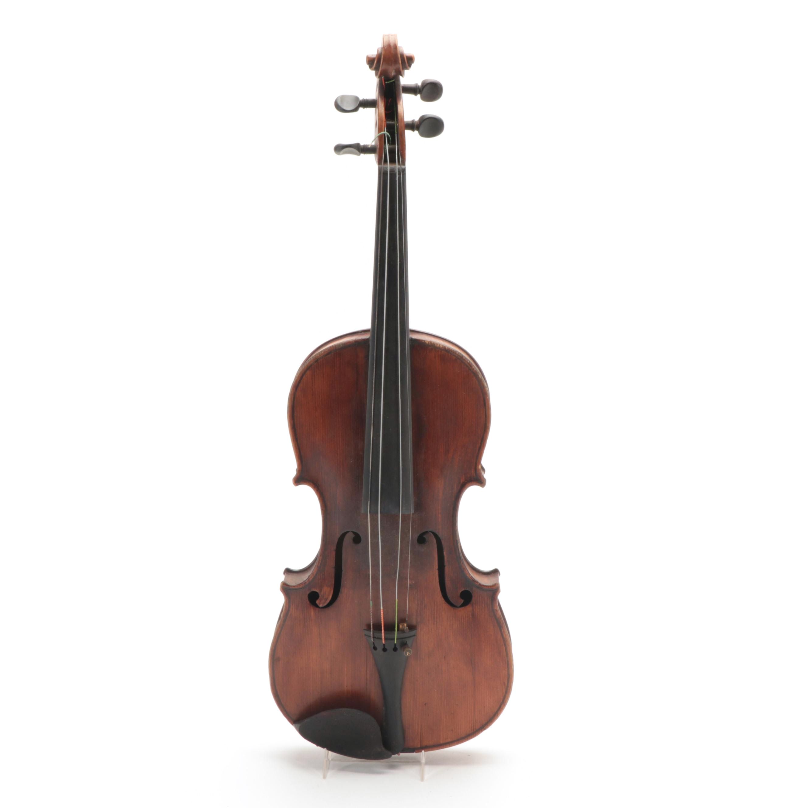 4/4 Violin With Case and Bow