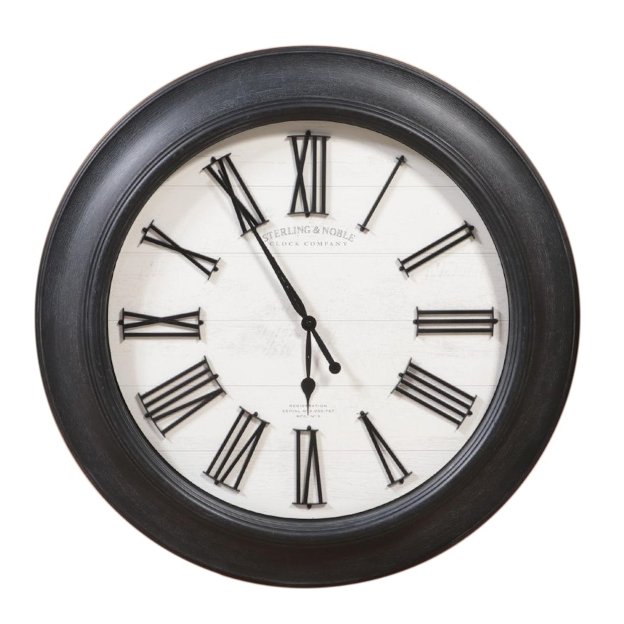 Sterling & Noble 30" Farmhouse Wall Clock