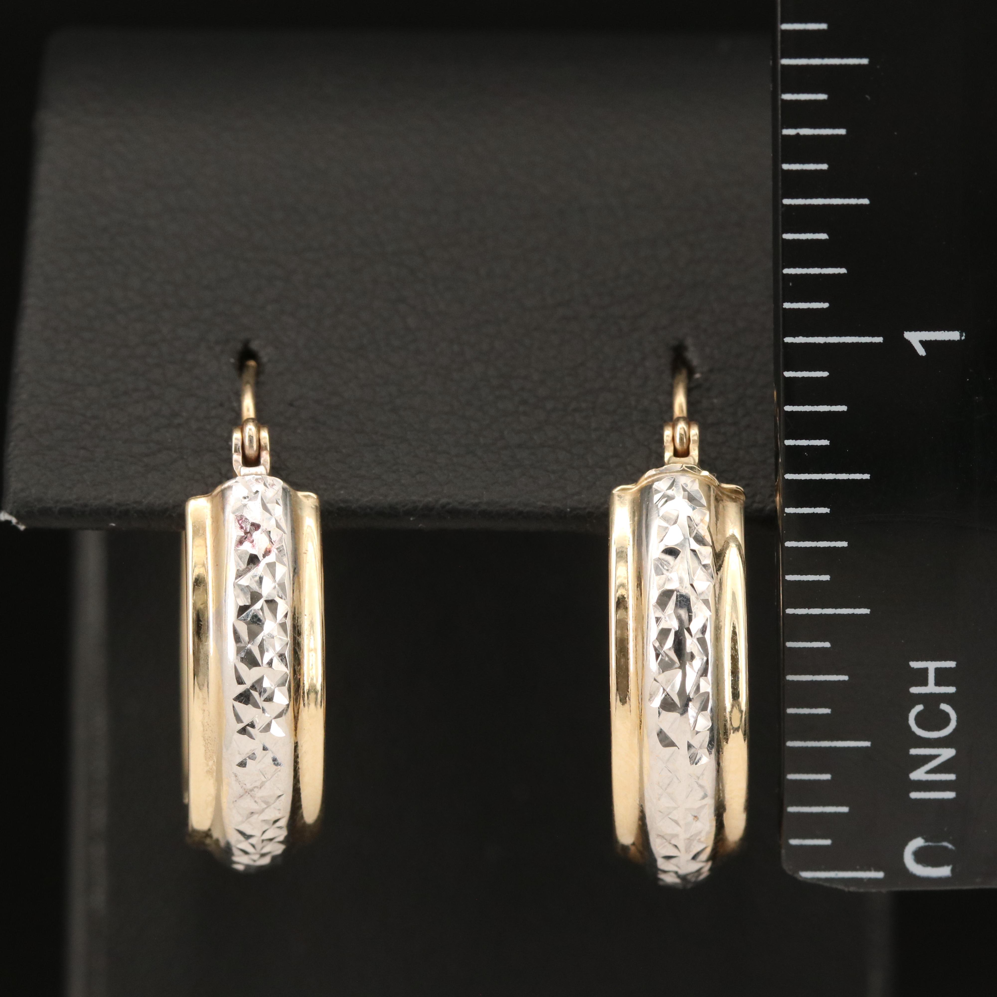 14K Hoop Earrings