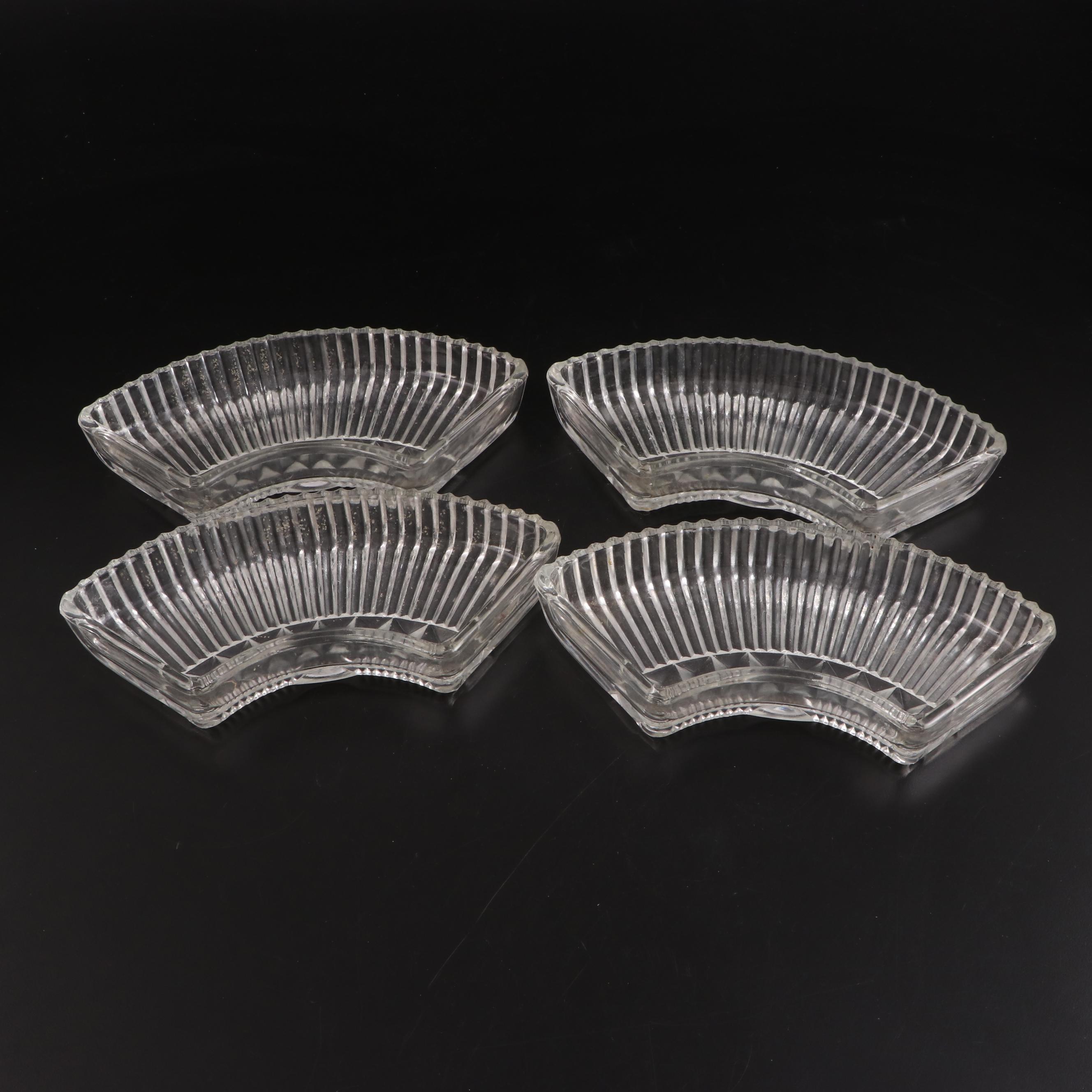 Glass and Chrome Lazy Susan with Ice Bucket and Coasters