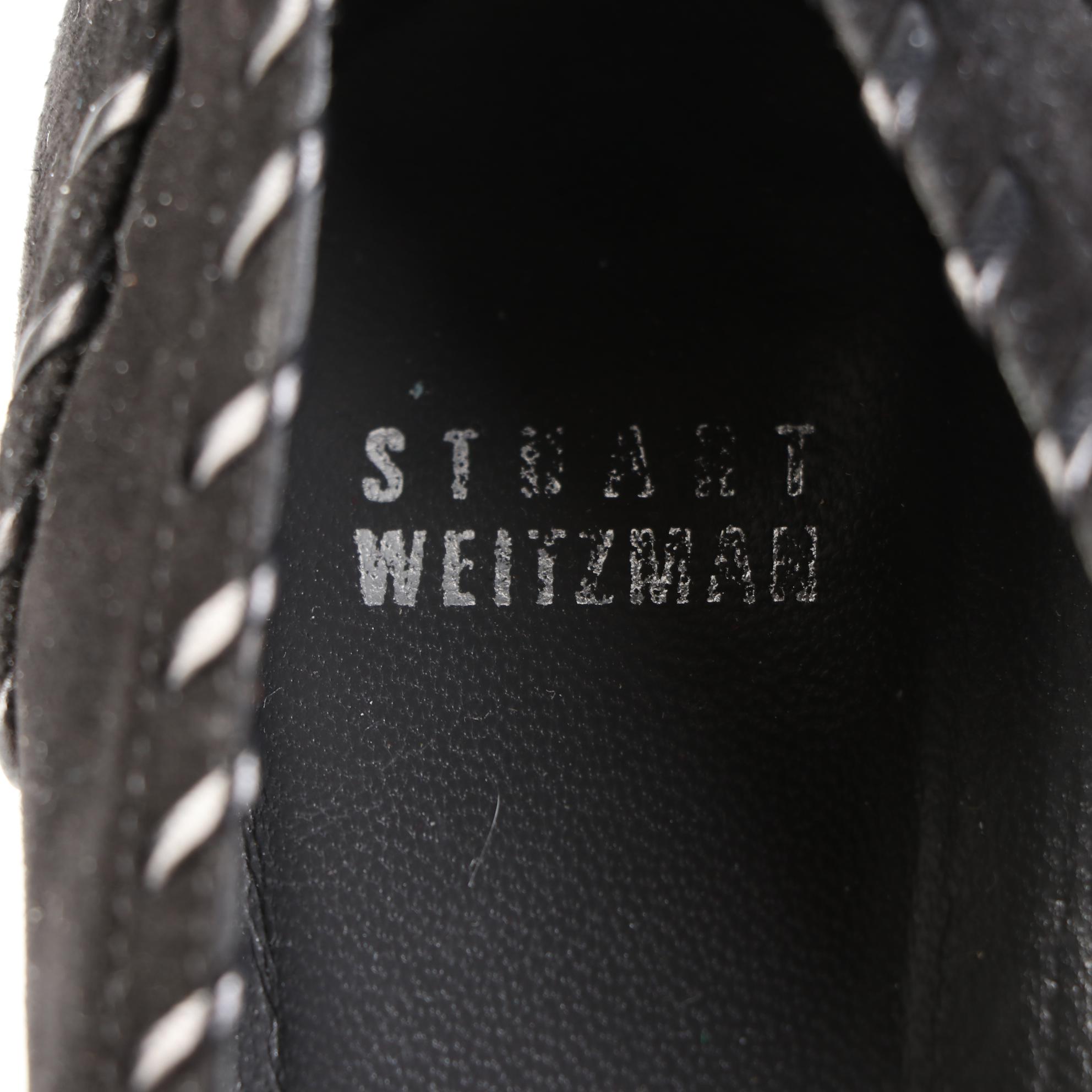 Stuart Weitzman Whip Stitch Tassel Pumps in Suede