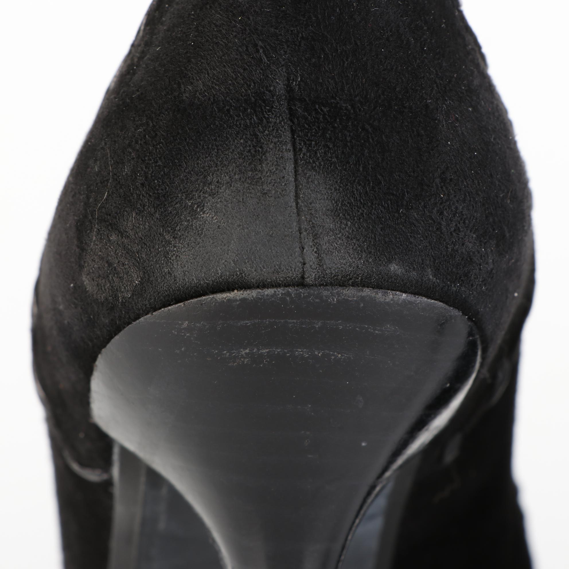 Stuart Weitzman Whip Stitch Tassel Pumps in Suede