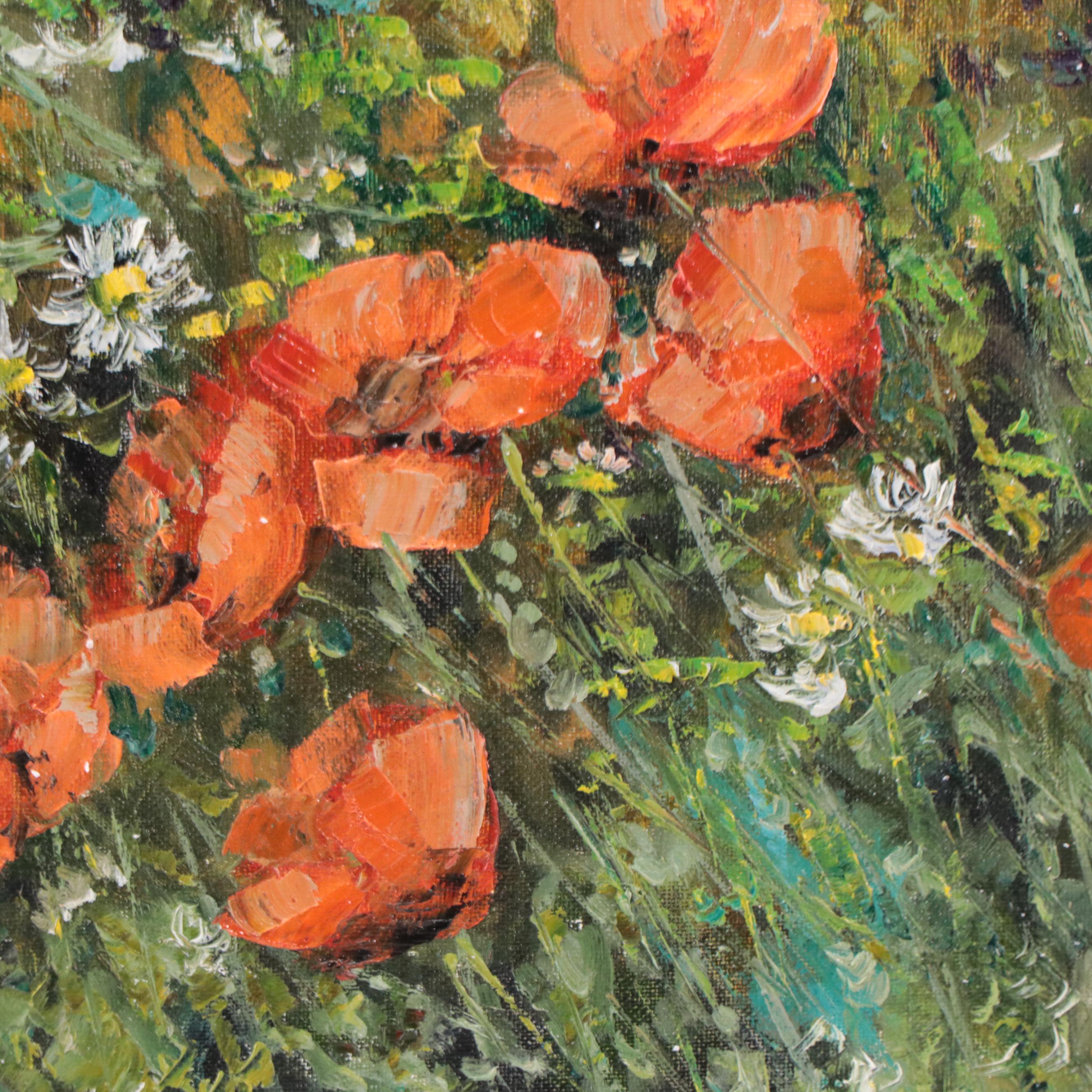 Garncarek Aleksander Oil Painting "Maki Na Tące," 2022