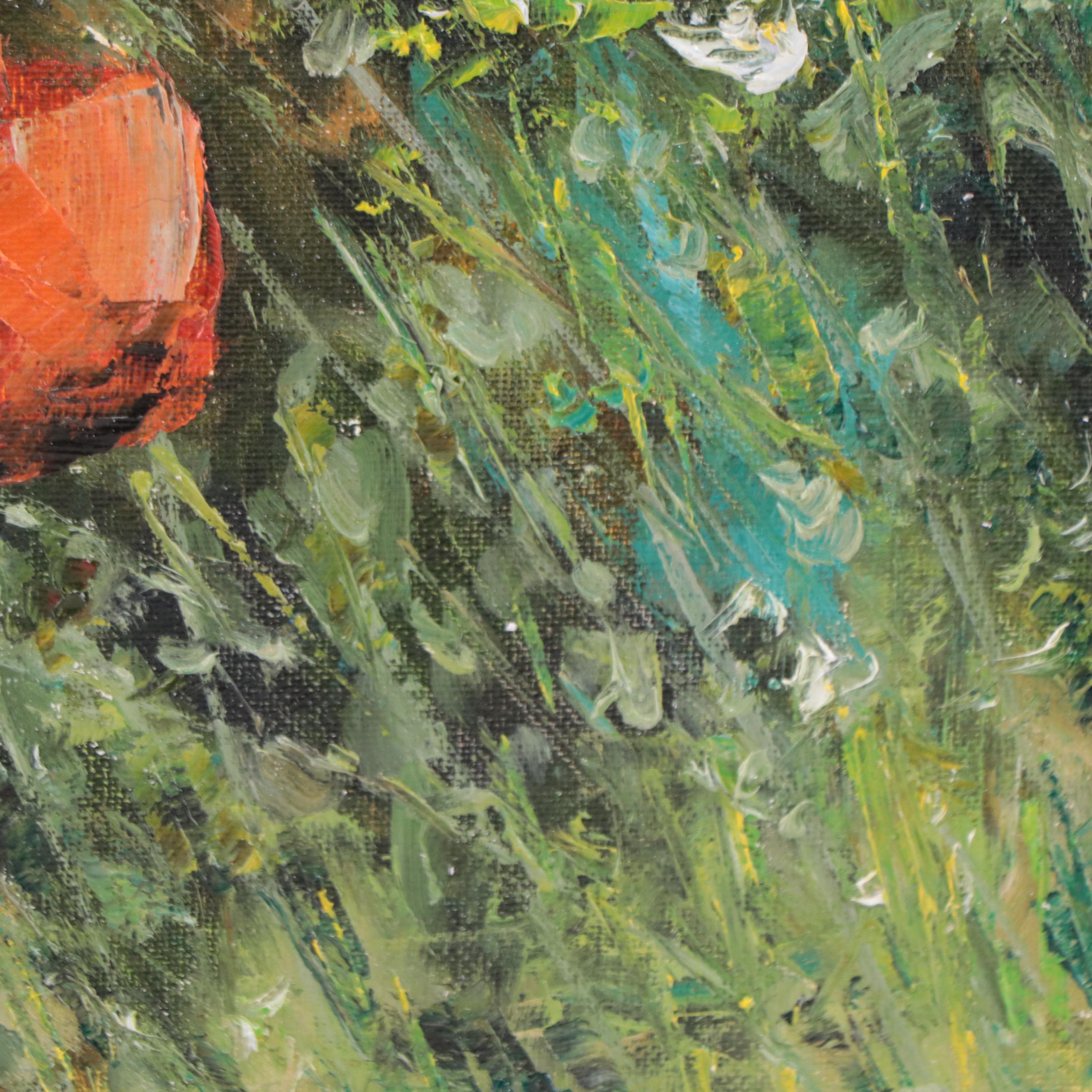 Garncarek Aleksander Oil Painting "Maki Na Tące," 2022