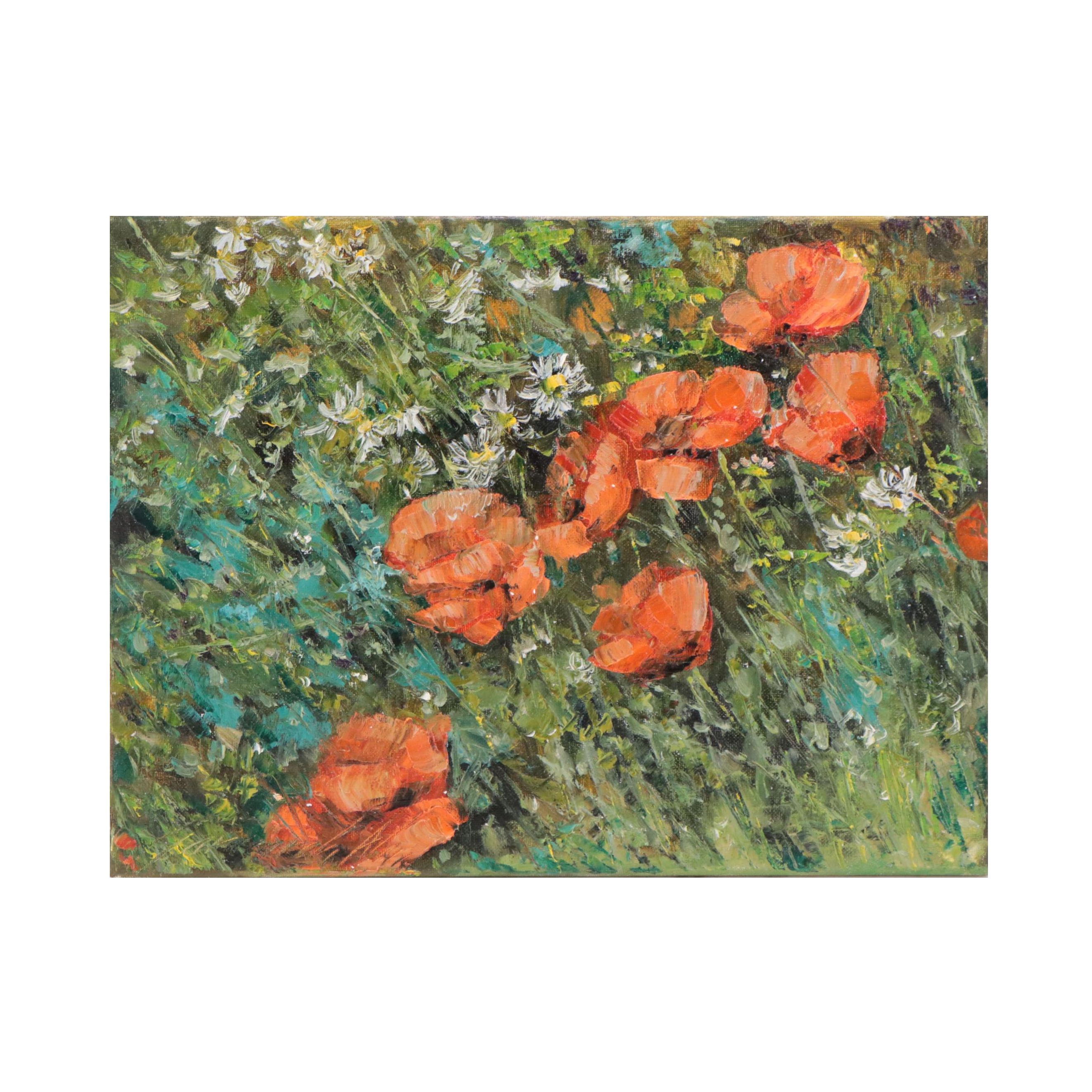 Garncarek Aleksander Oil Painting "Maki Na Tące," 2022