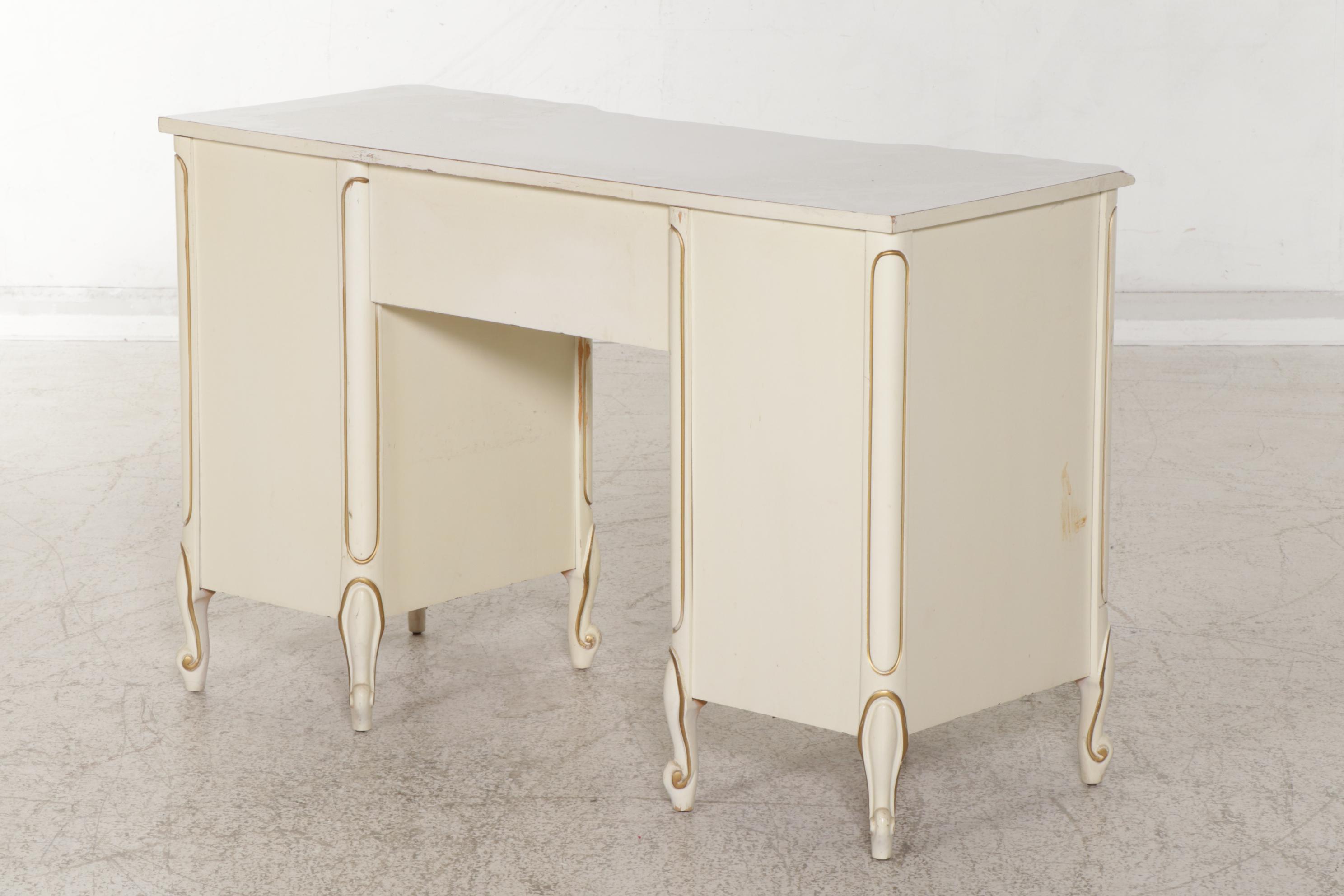 Dixie French Provincial Style Cream-Painted Bedroom Furniture, 1960s