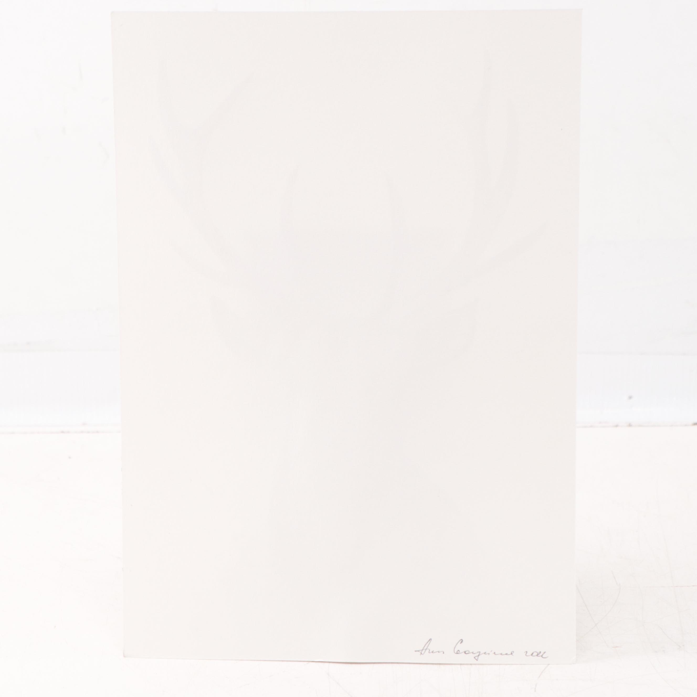 Anne Gorywine Watercolor Painting of Deer, 2022