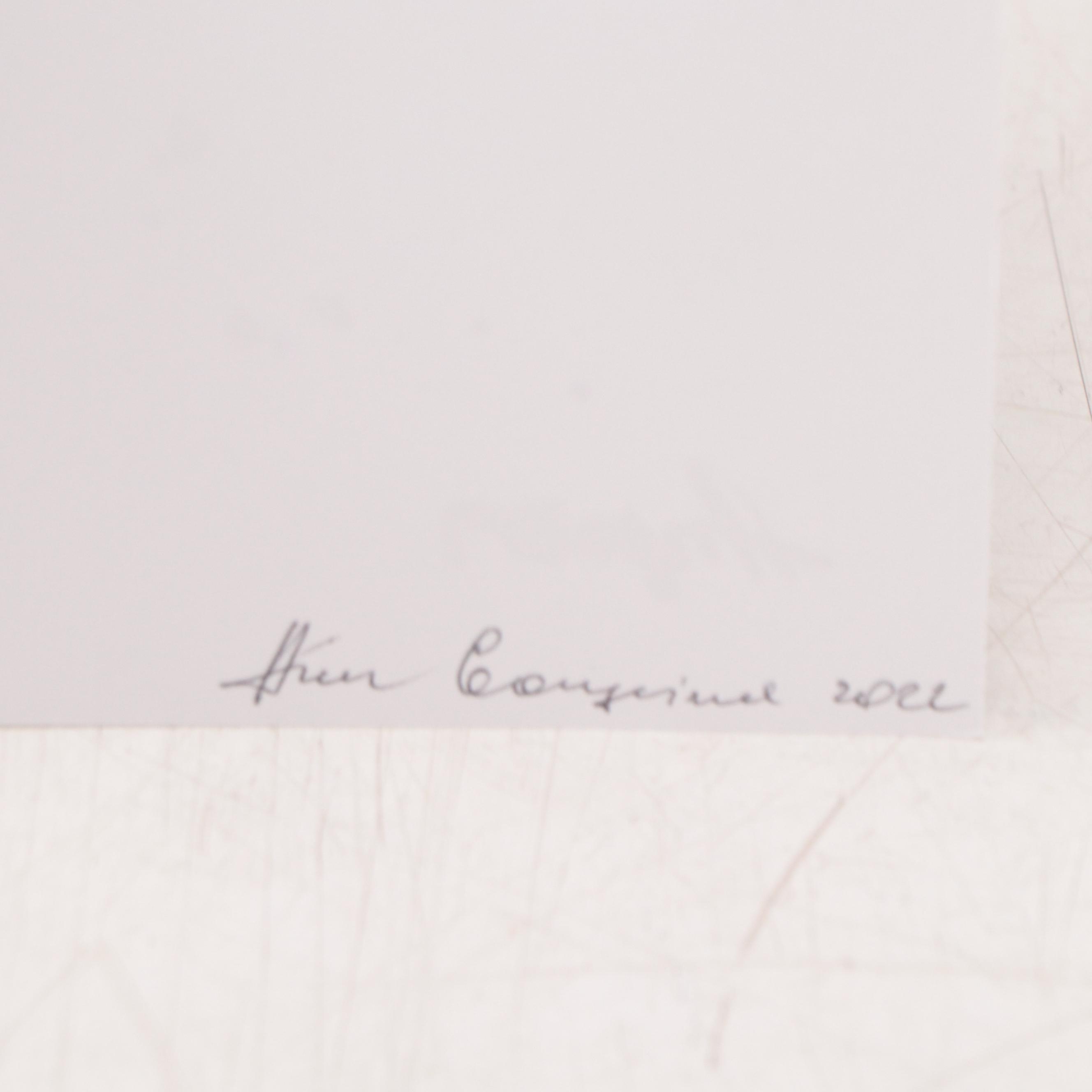 Anne Gorywine Watercolor Painting of Bees, 2022