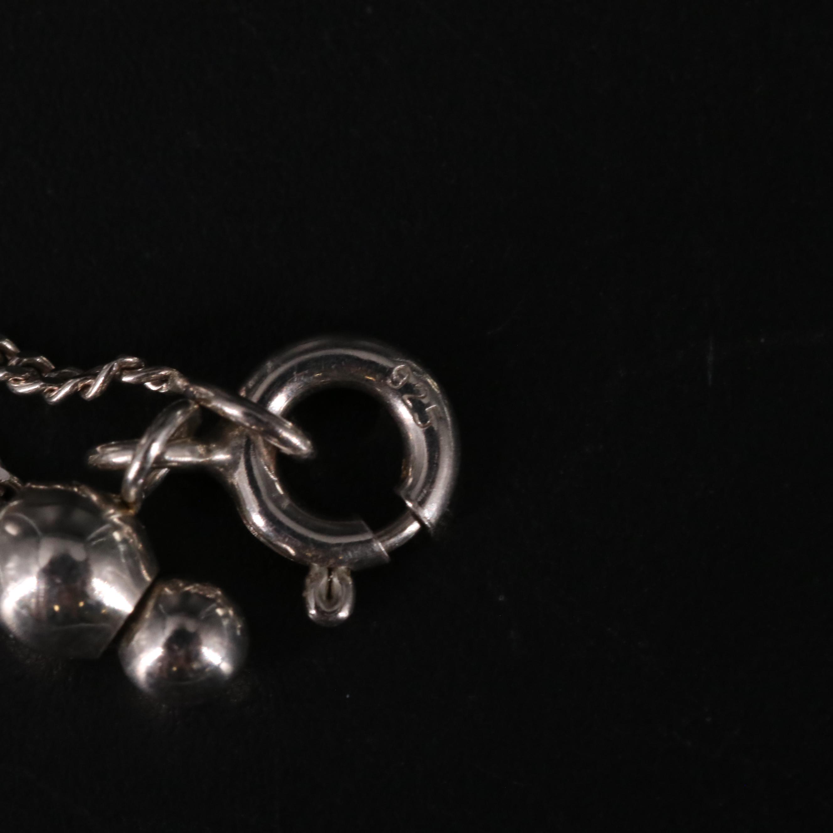 Sterling Two-Tone Curb Chain Necklace