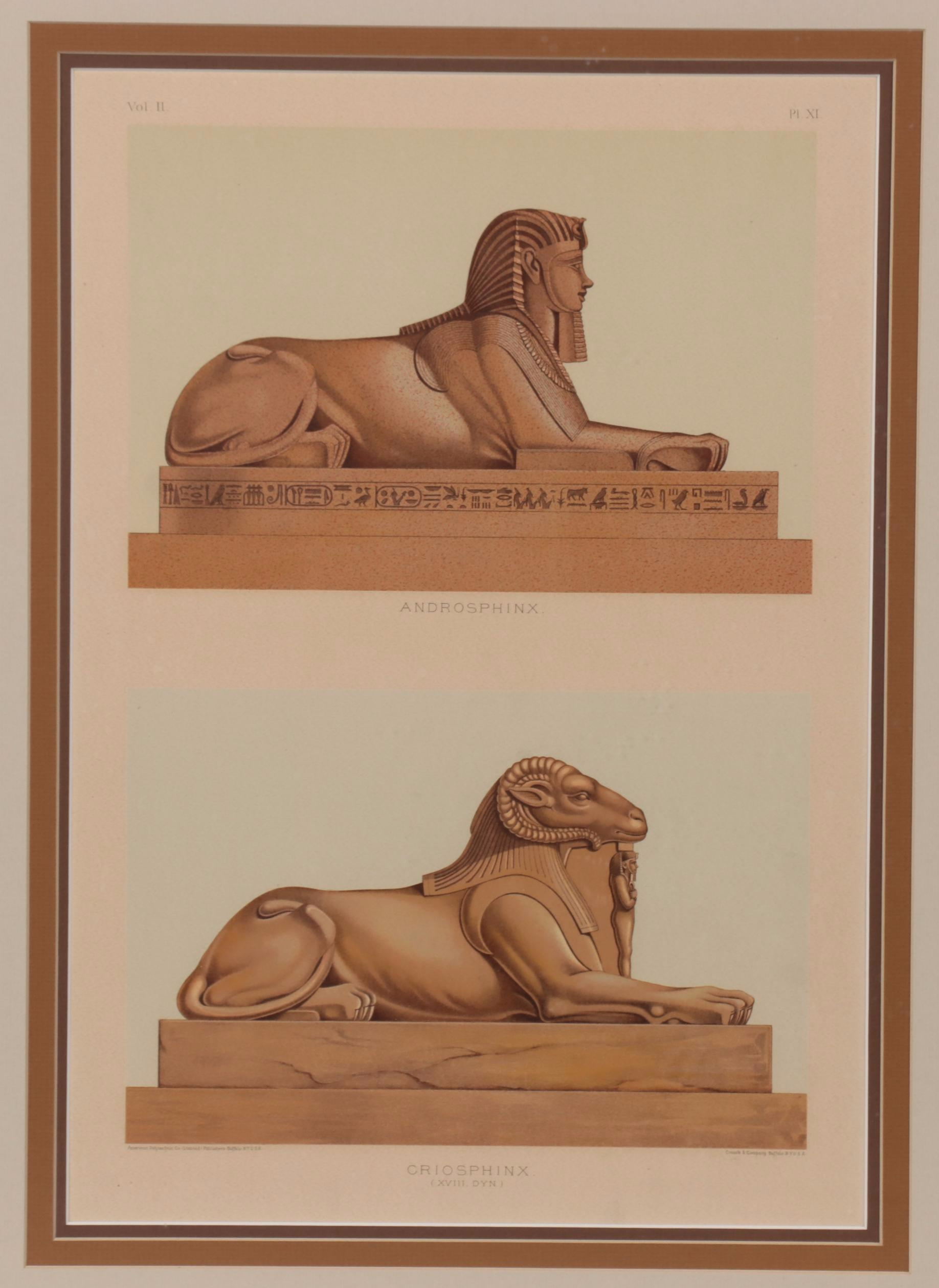 Chromolithographs of Architecture and Monuments From "Ancient Egypt or Mizraim"