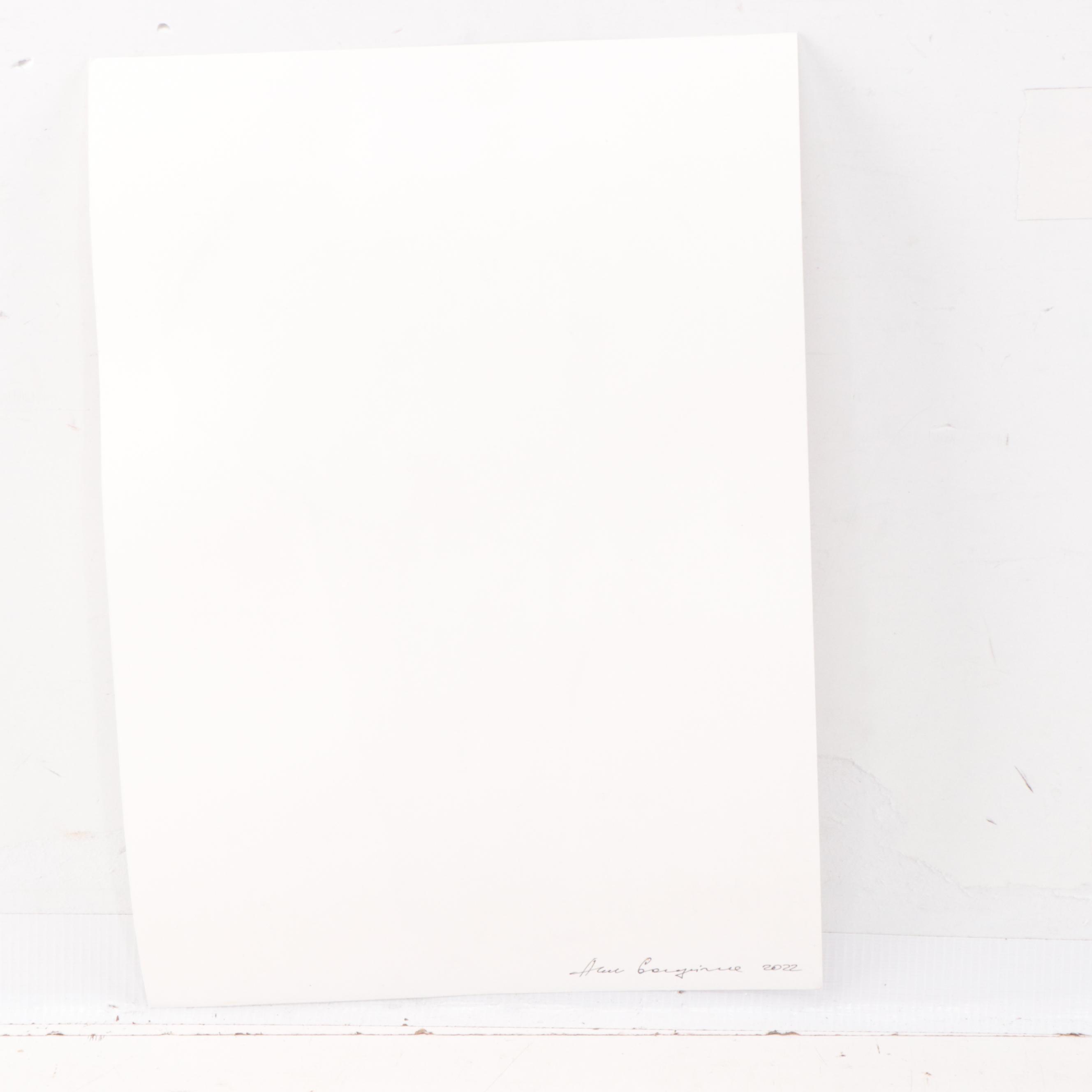 Anne Gorywine Watercolor Painting of Elephant, 2022