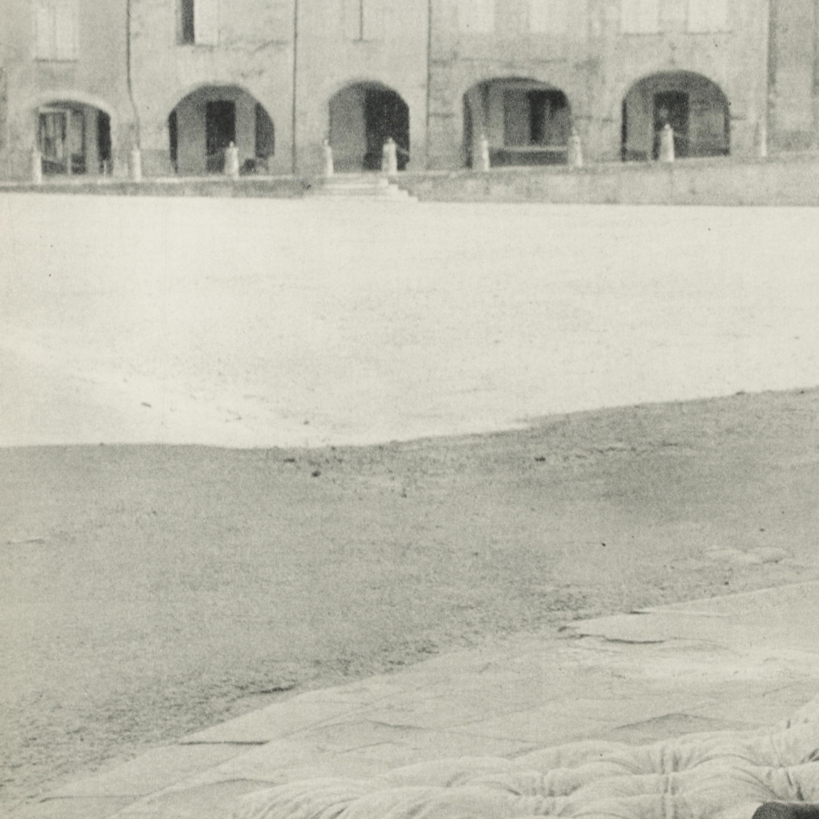 Henri Cartier-Bresson Bazas Square Rotogravure From "The Europeans," 1955