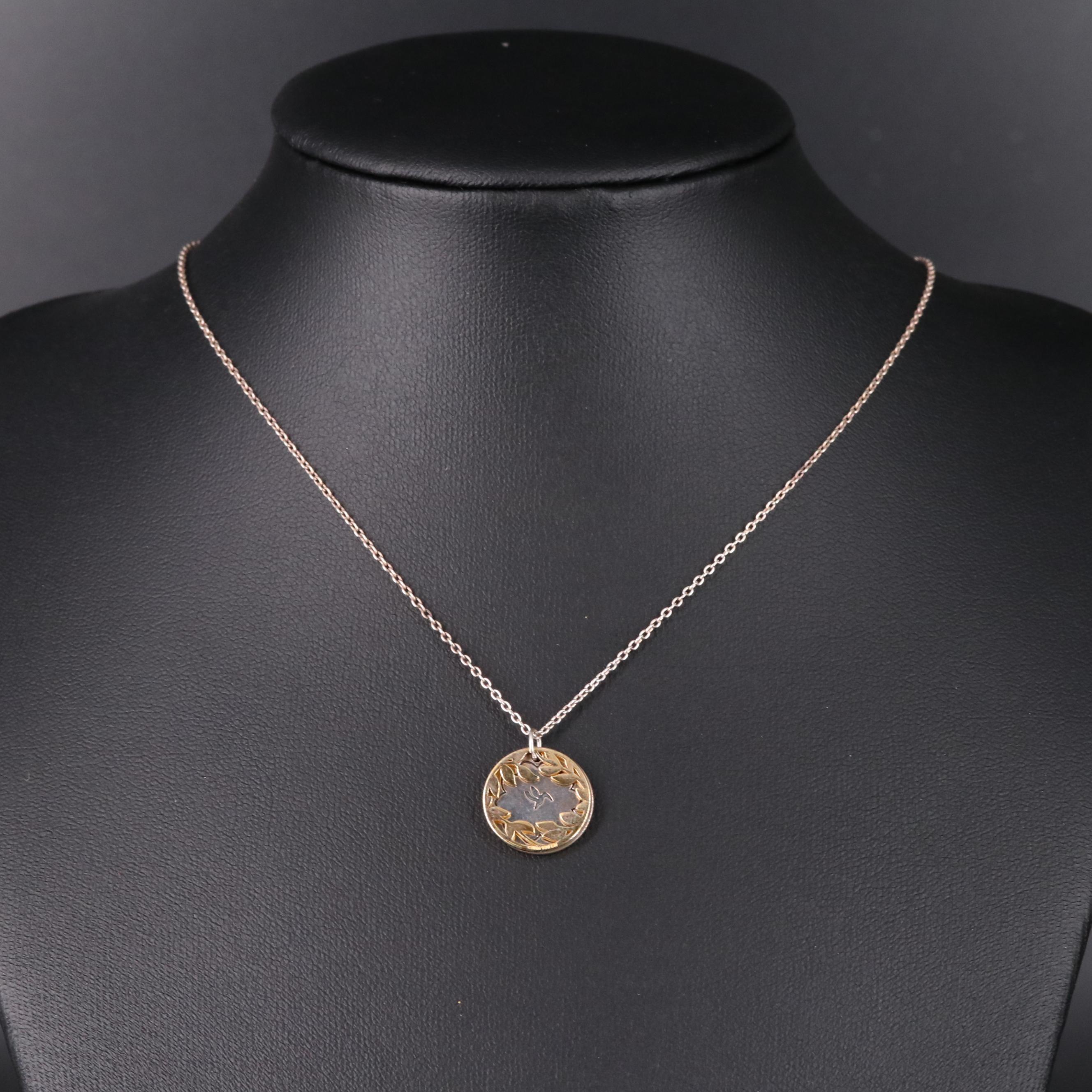 Sterling Curb Chain Family Necklace