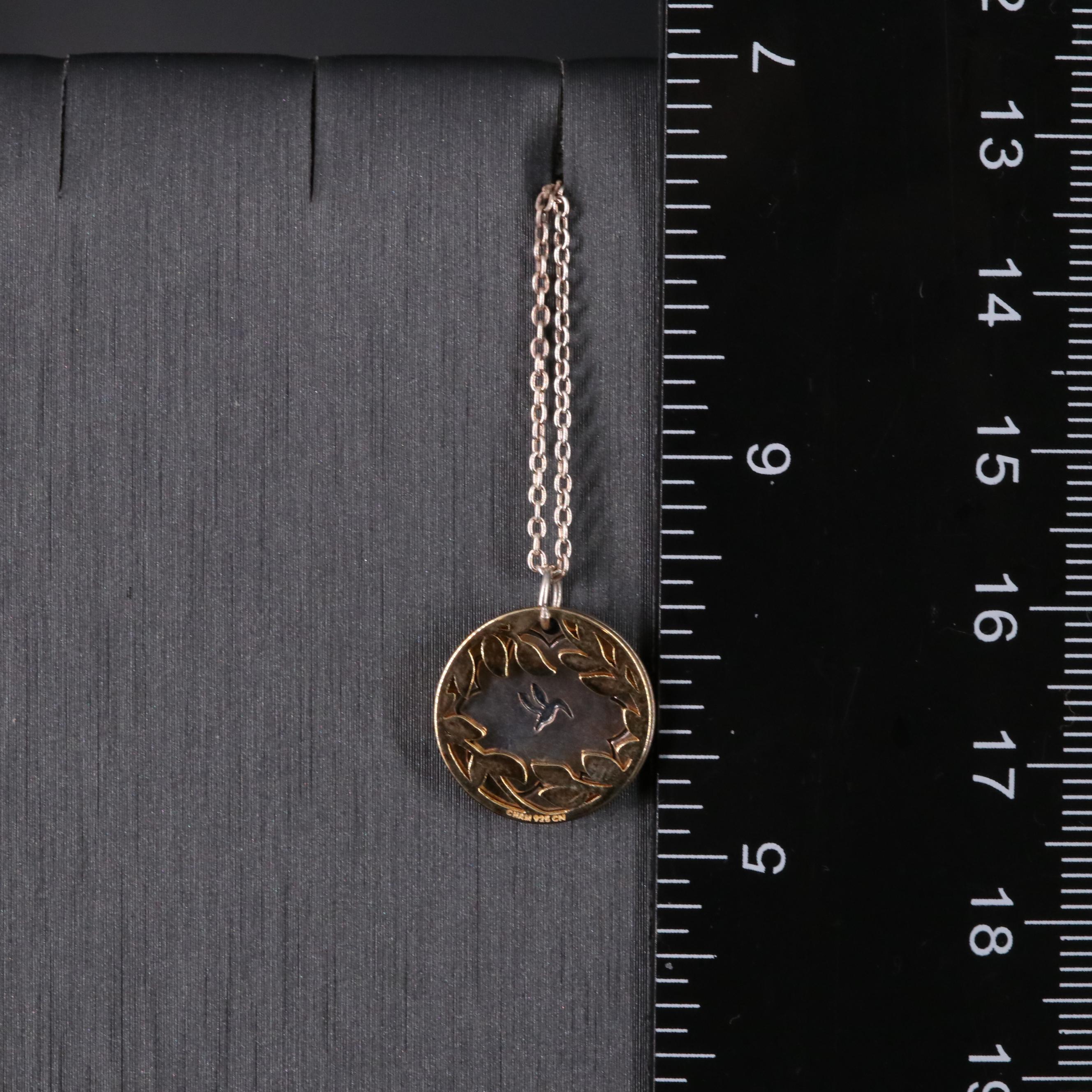 Sterling Curb Chain Family Necklace