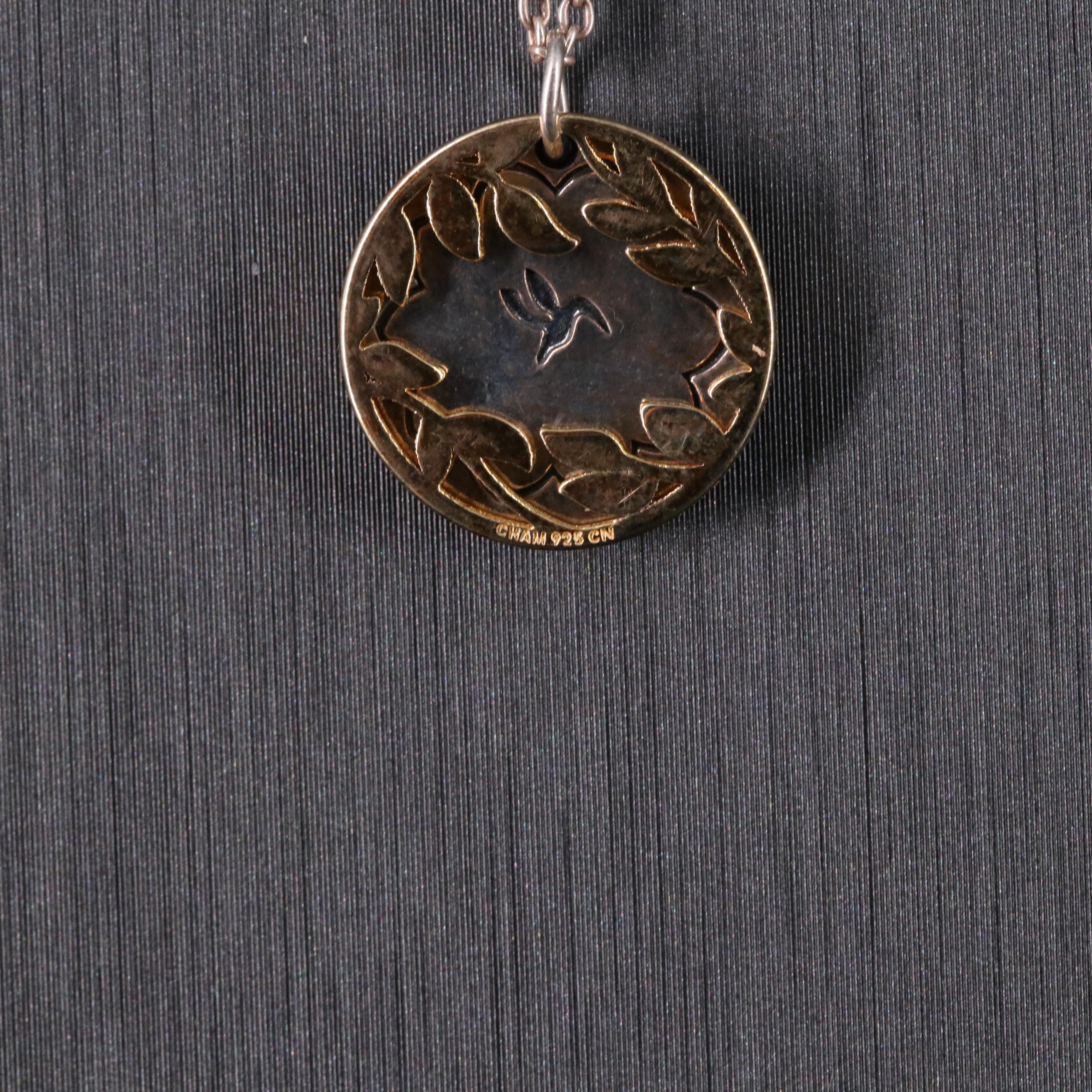 Sterling Curb Chain Family Necklace