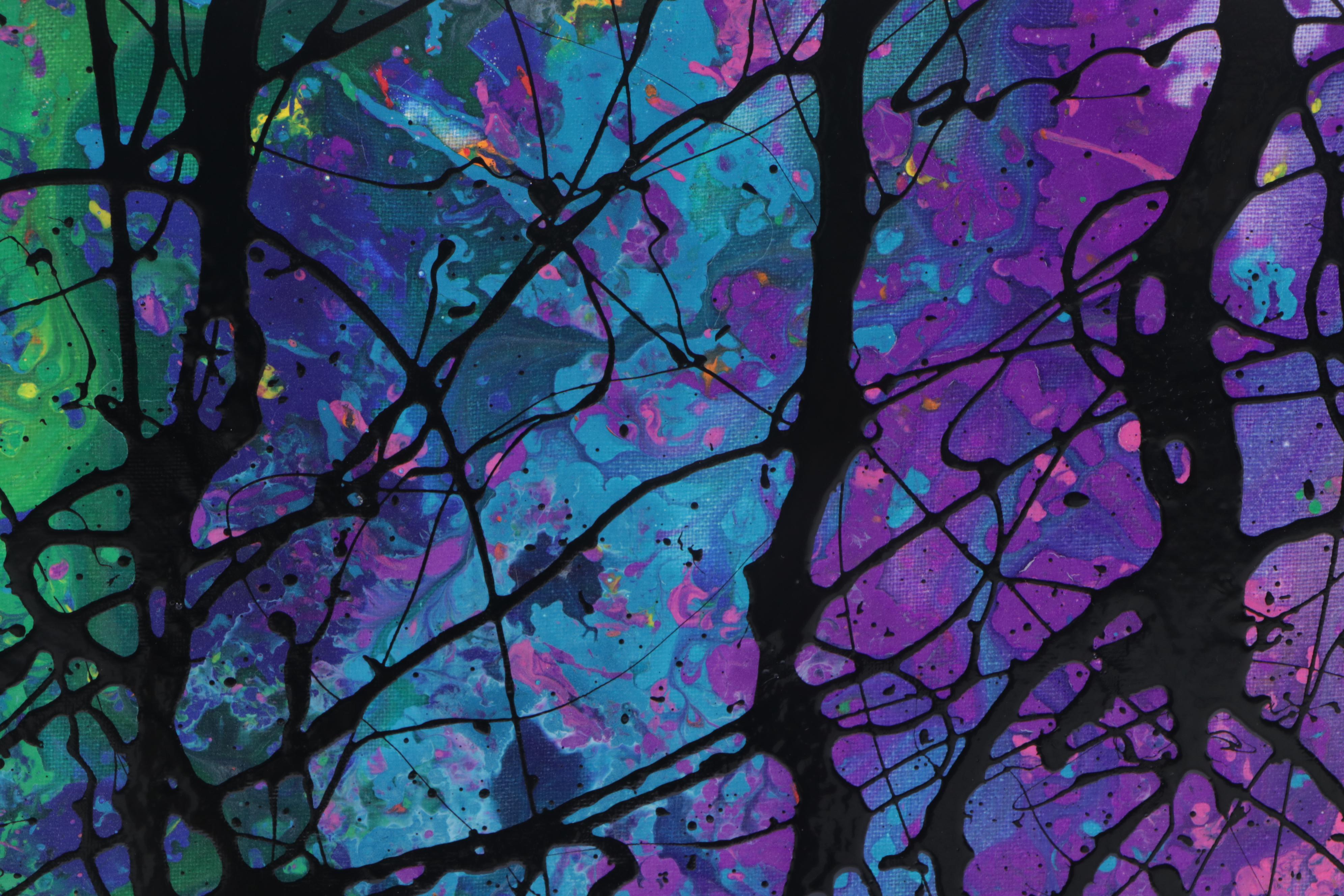 Jason Michael Durham Mixed Media Painting "Tied Together," 2022