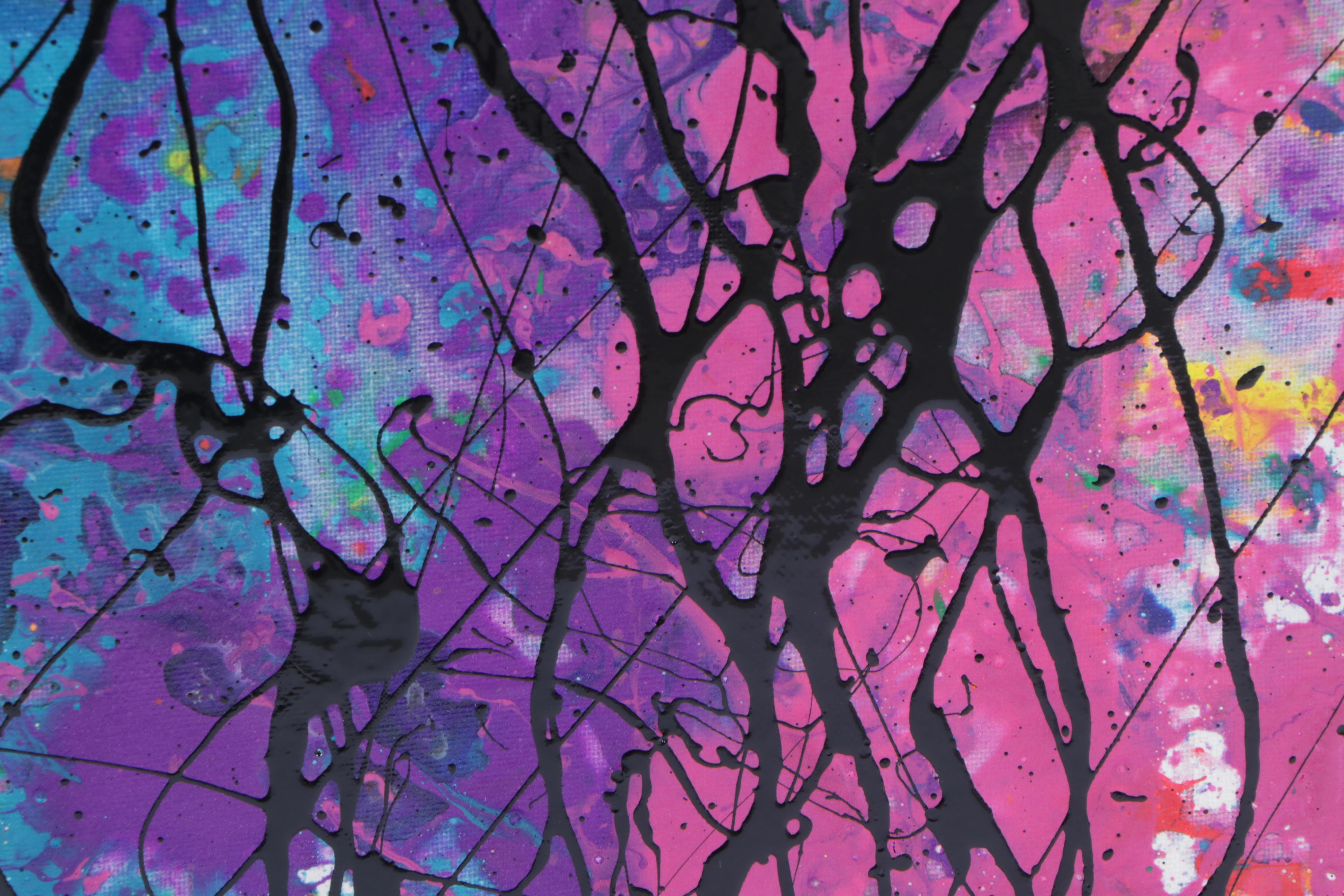 Jason Michael Durham Mixed Media Painting "Tied Together," 2022