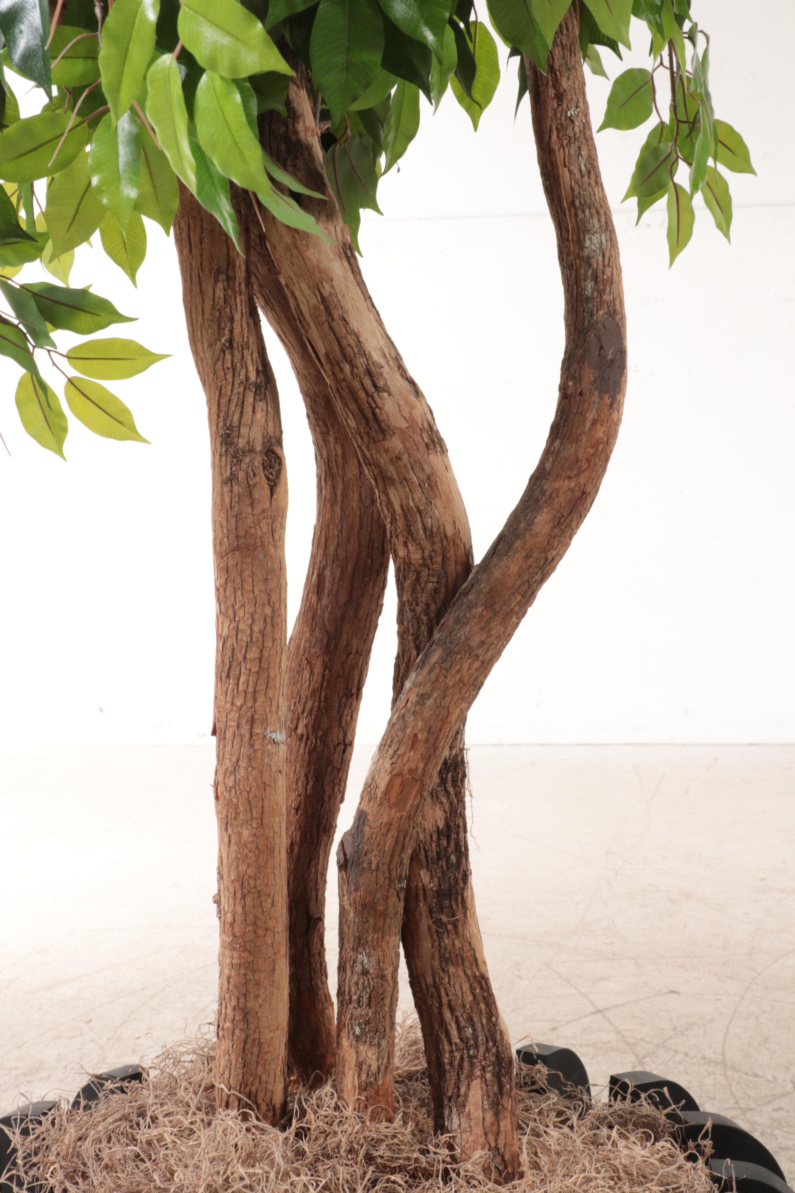 Artificial 9' Ficus Tree in Planter