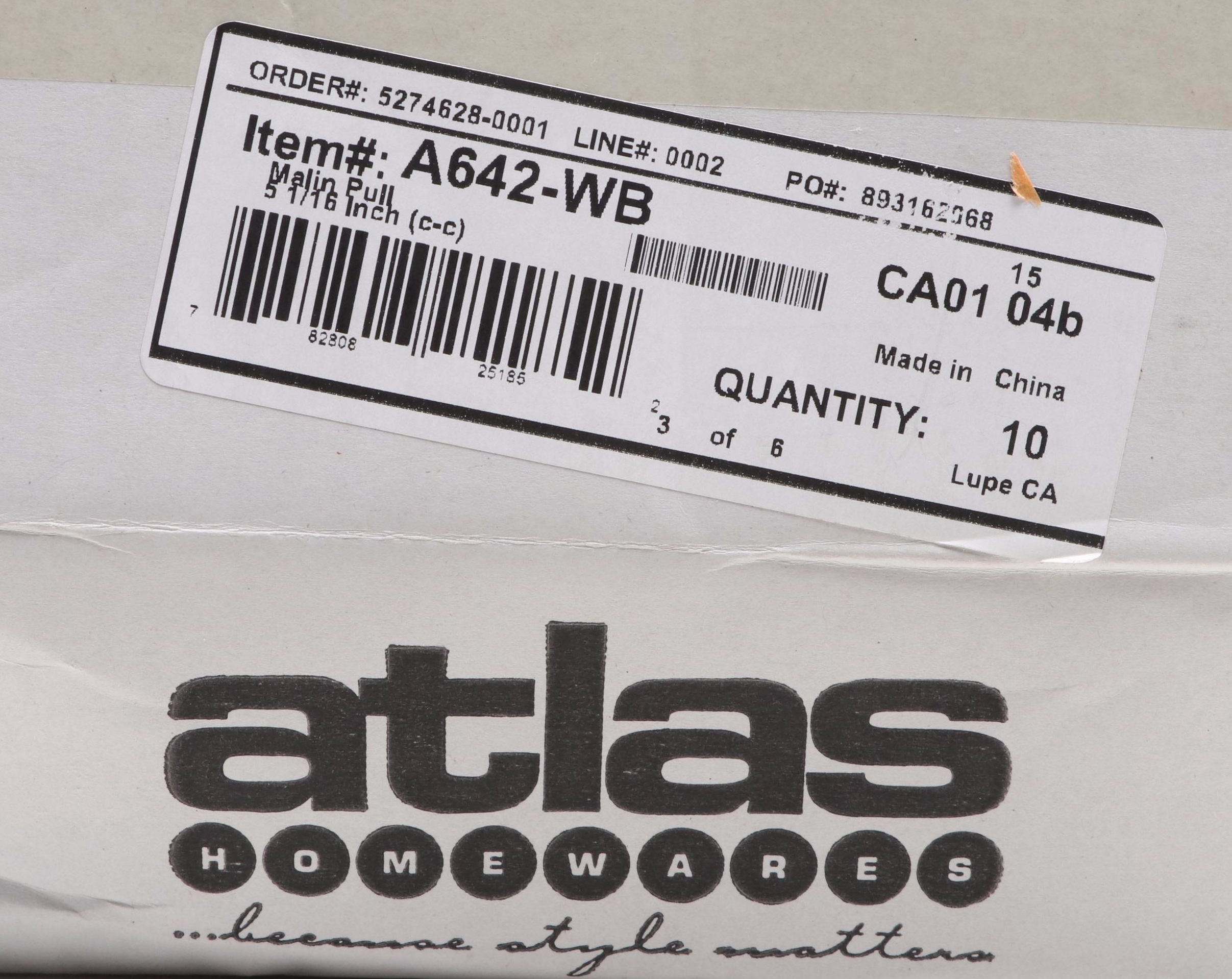 Warm Brass Finish Modernist Cabinet Pulls