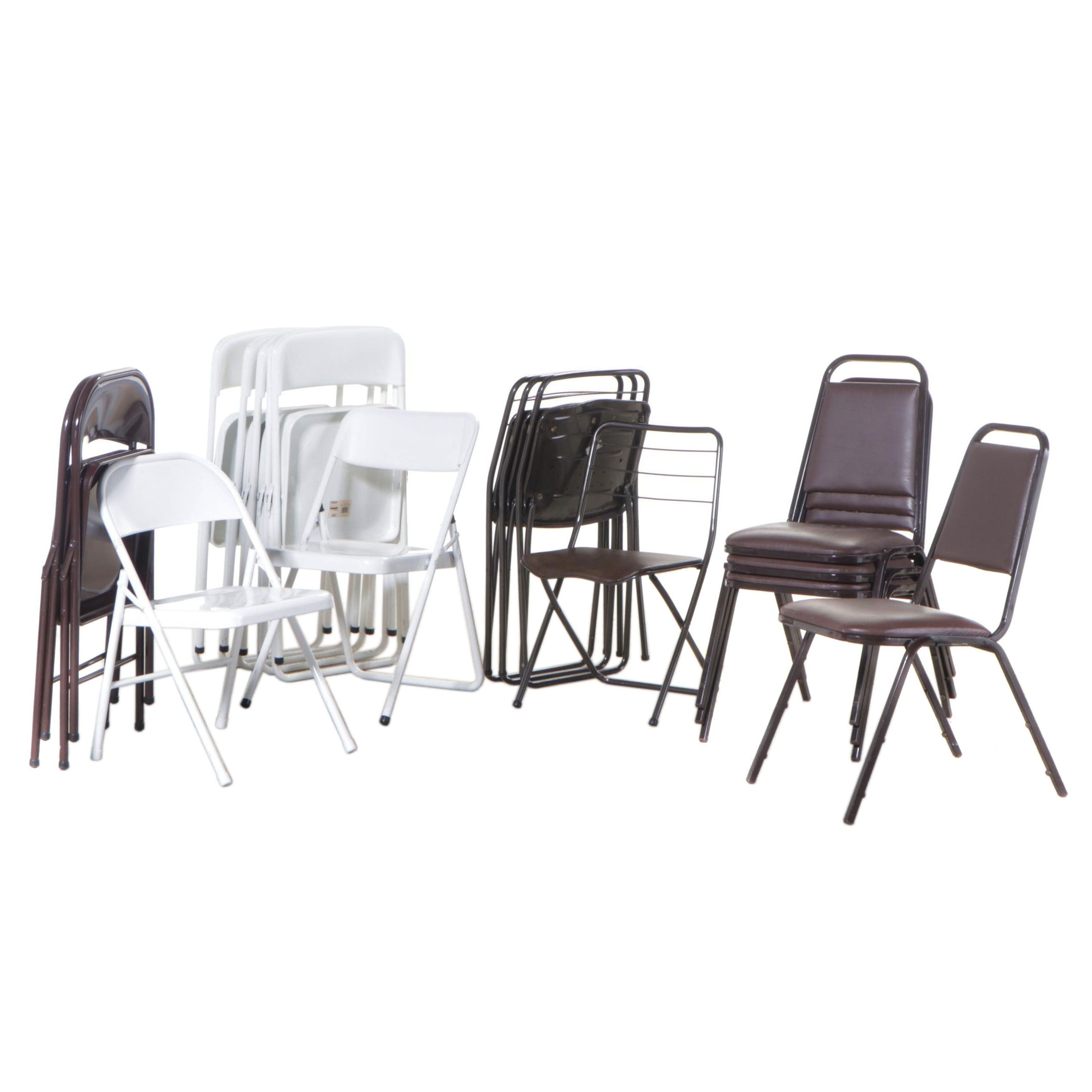 Seventeen Metal Occasional Chairs, Incl. Cosco and Randi Enterprise Co. Ltd.