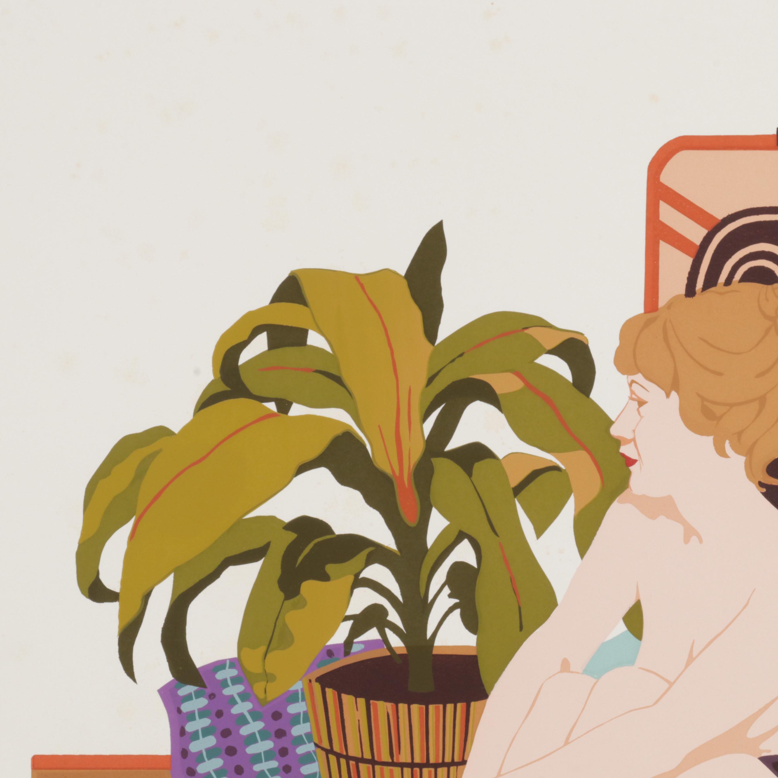 Lyn Seward Serigraph "Harmony #1," Late 20th Century