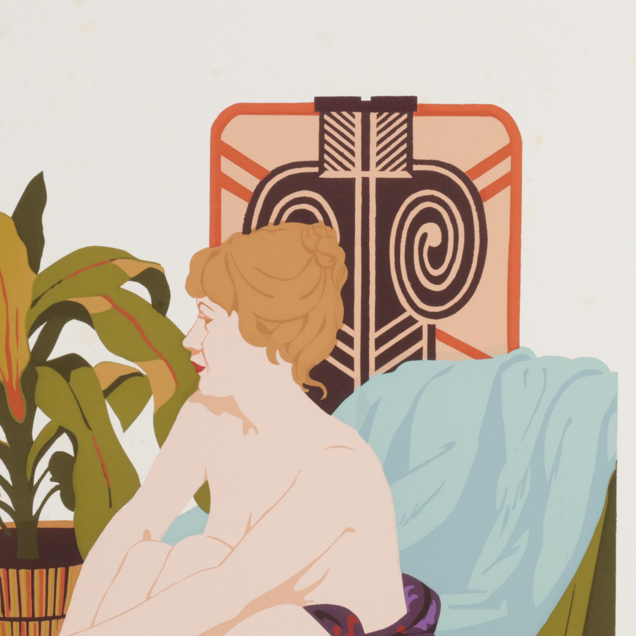 Lyn Seward Serigraph "Harmony #1," Late 20th Century