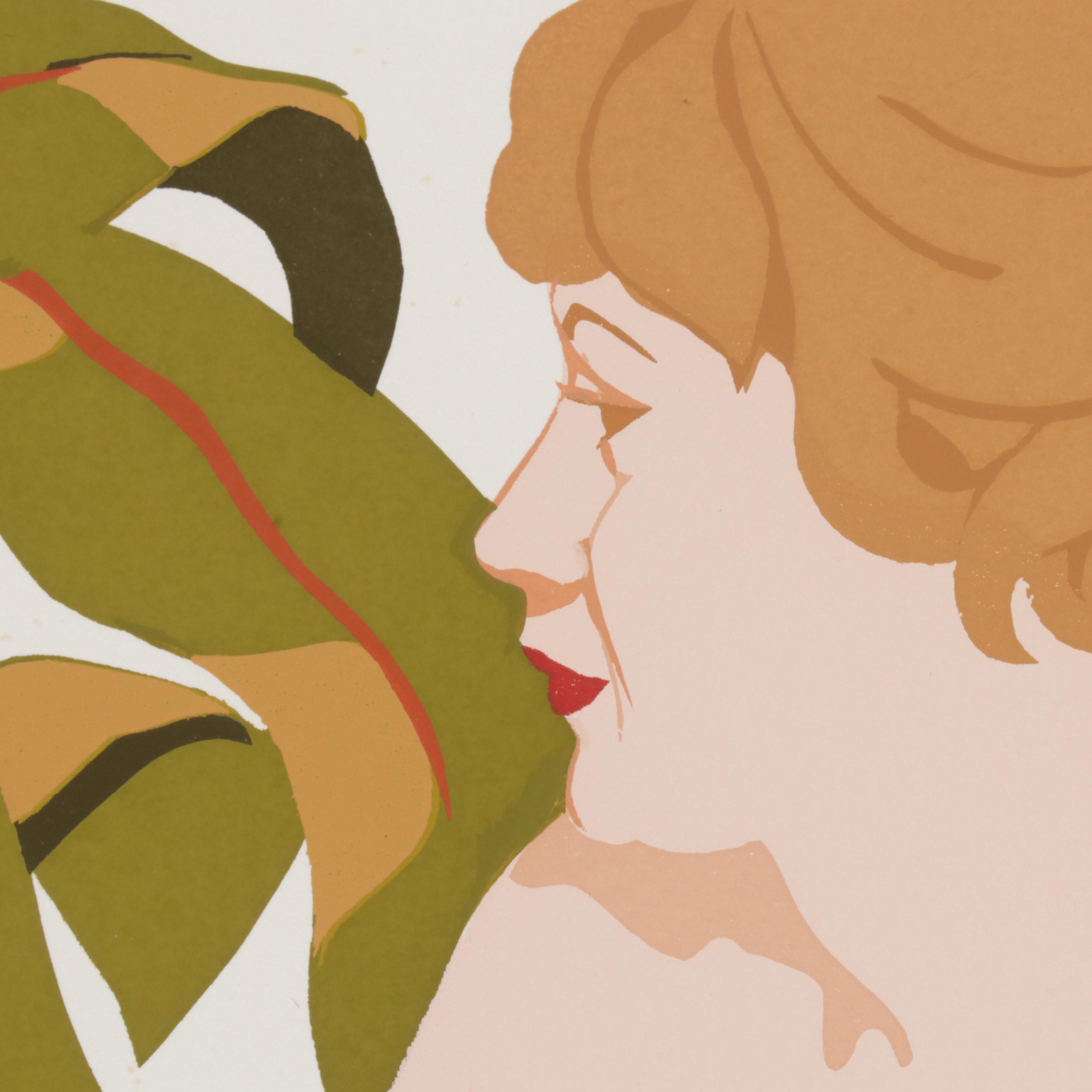 Lyn Seward Serigraph "Harmony #1," Late 20th Century