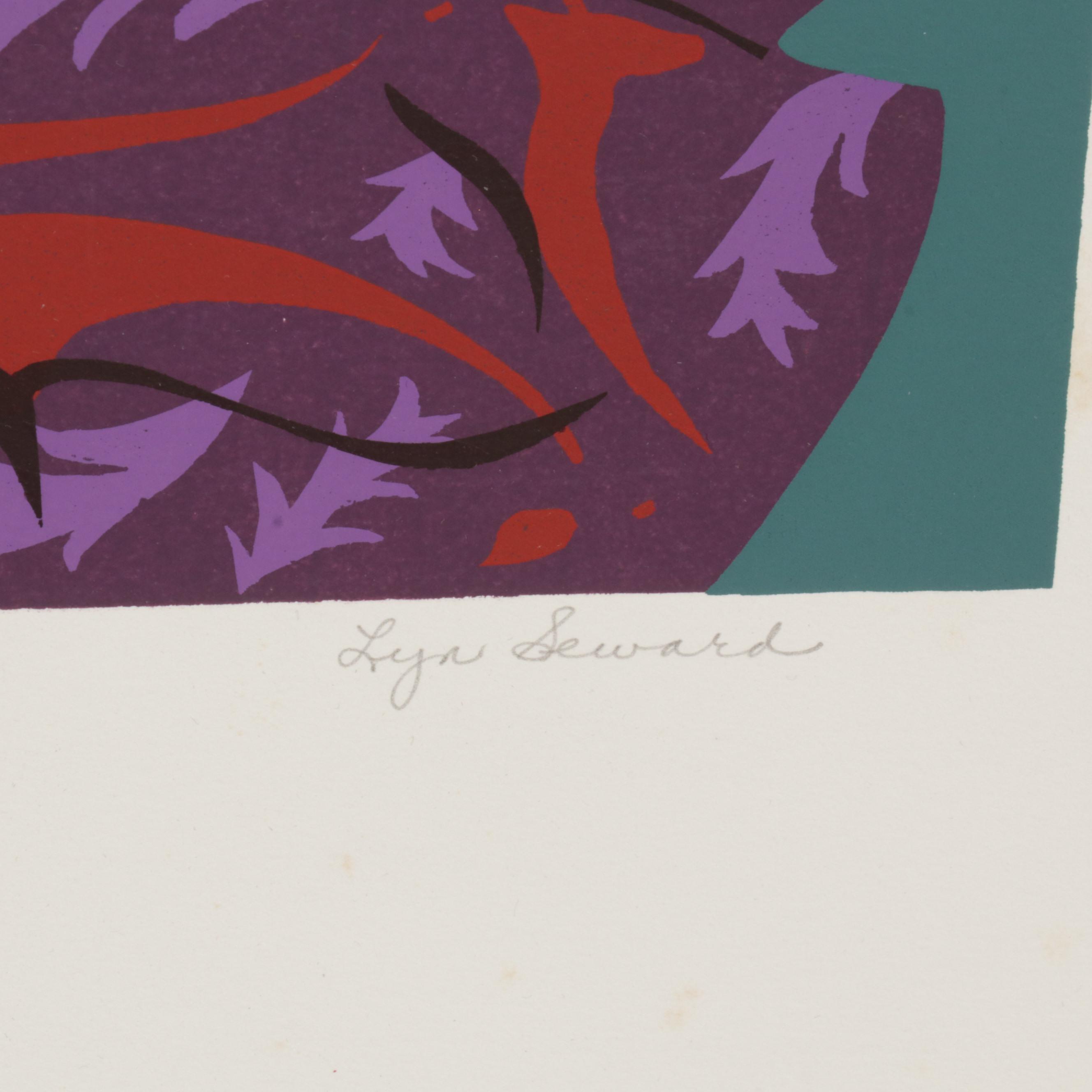 Lyn Seward Serigraph "Harmony #1," Late 20th Century