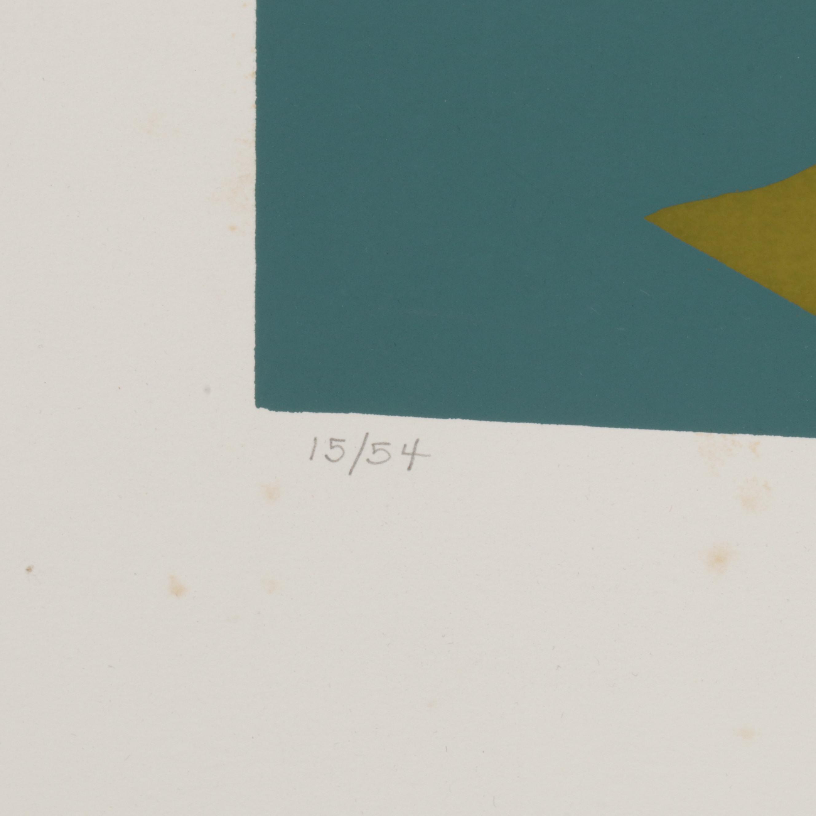 Lyn Seward Serigraph "Harmony #1," Late 20th Century