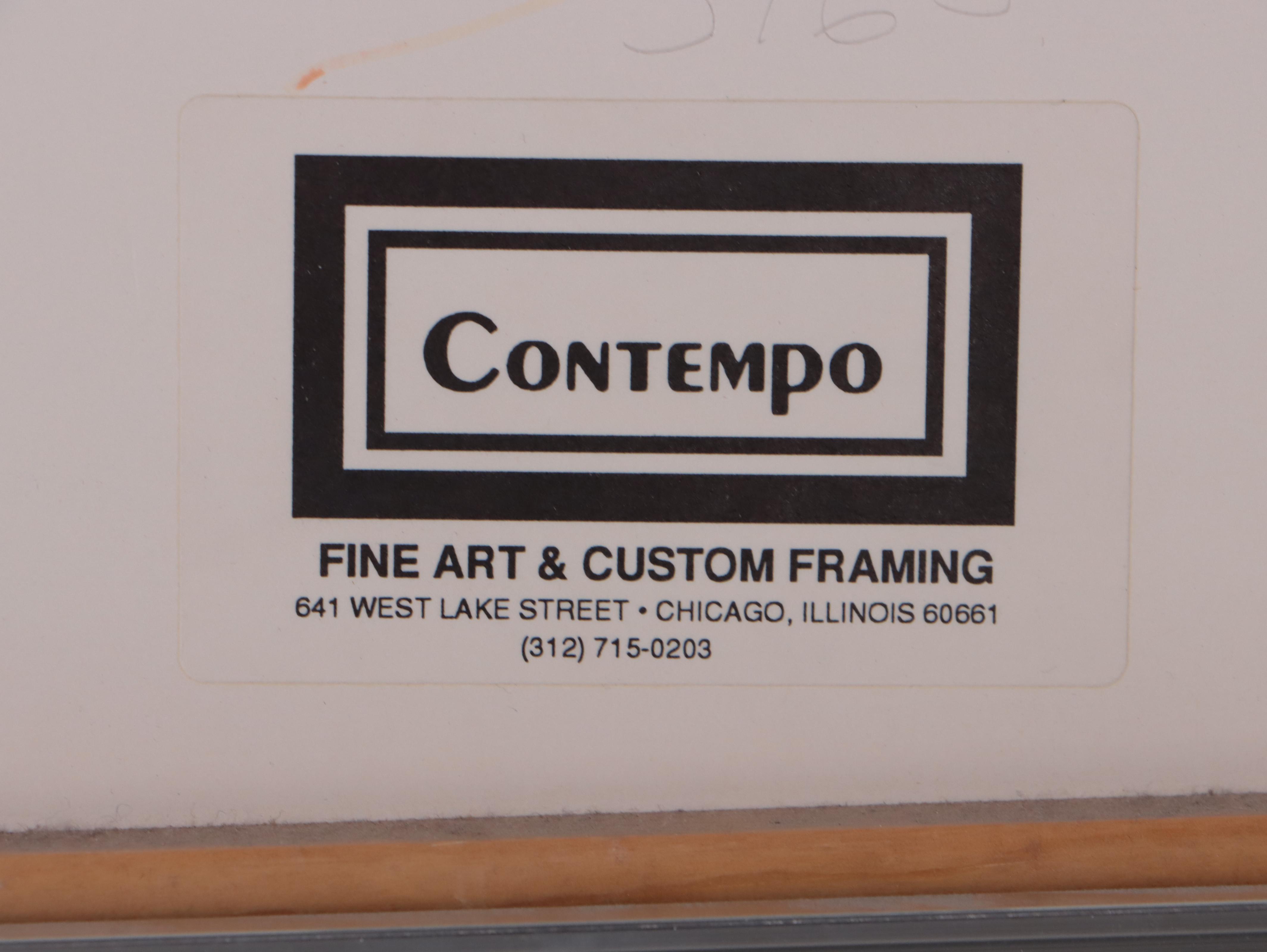 Ivan Chermayeff Geometric Serigraph, 1970