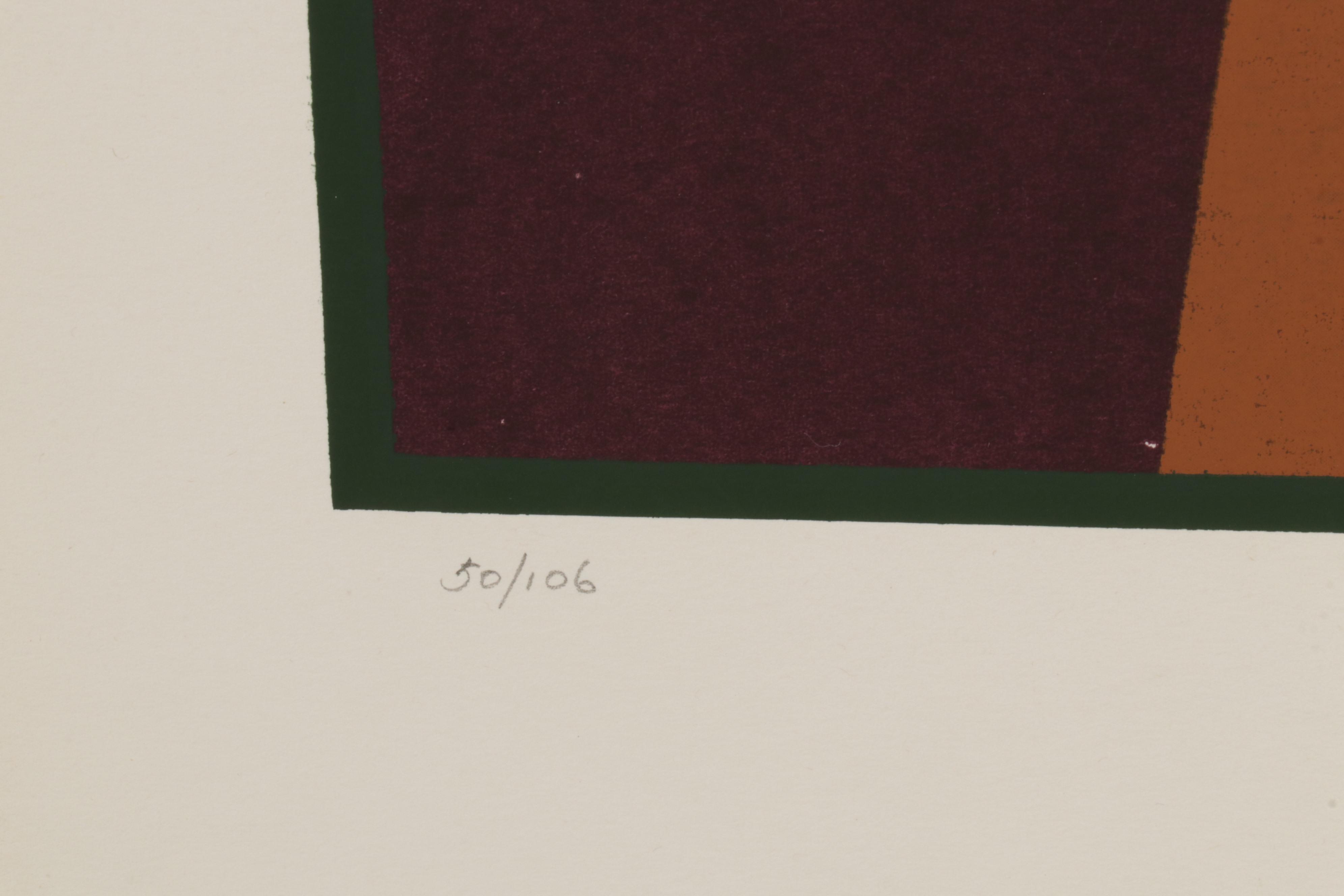 Lyn Seward Serigraph "The Grape Inspector," 1983