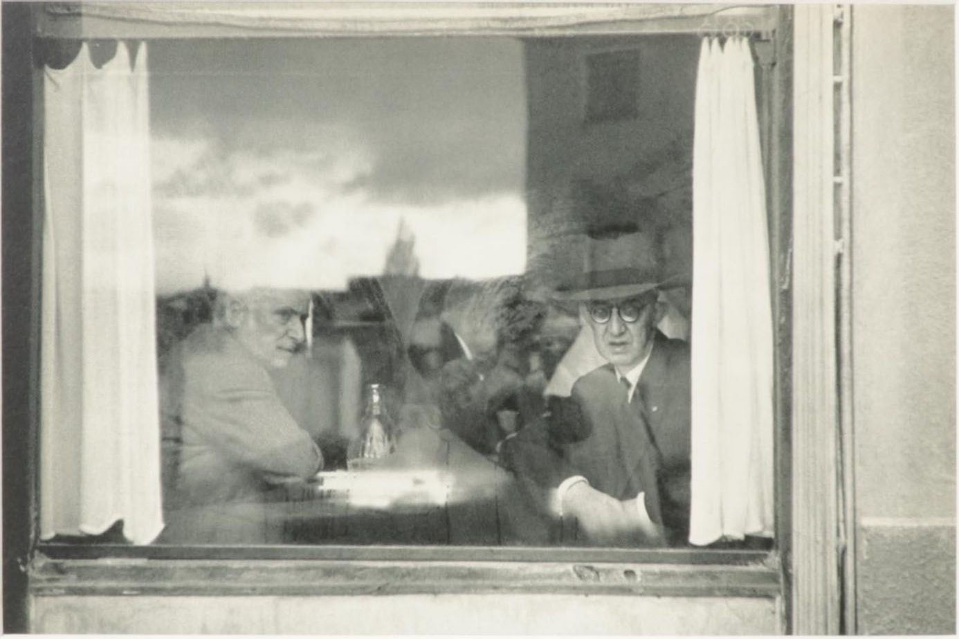 Henri Cartier-Bresson Segovian Cafe Rotogravure From "The Europeans," 1955