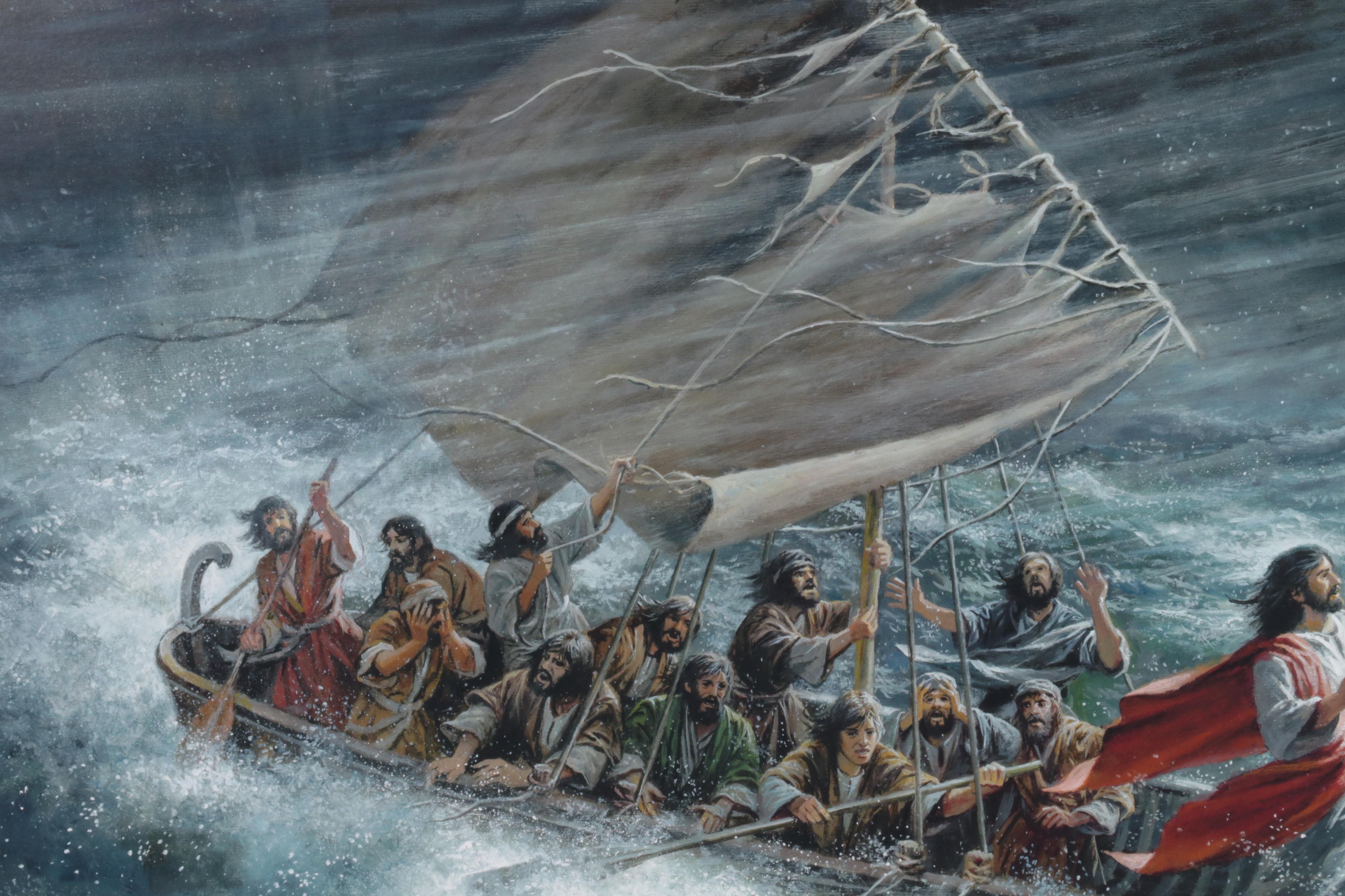 James E. Seward Offset Lithograph "Peace! Be Still!," 2008