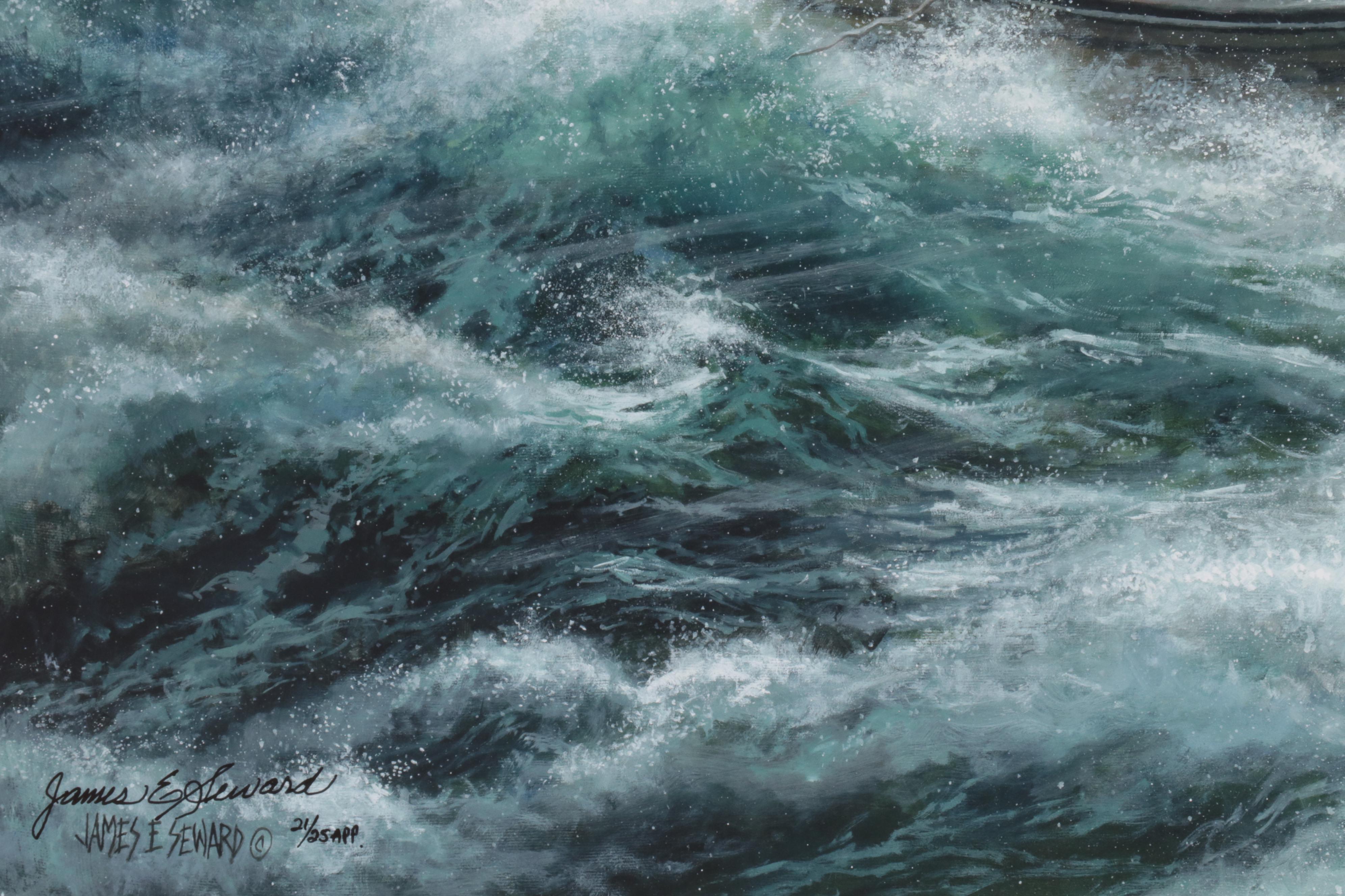 James E. Seward Offset Lithograph "Peace! Be Still!," 2008